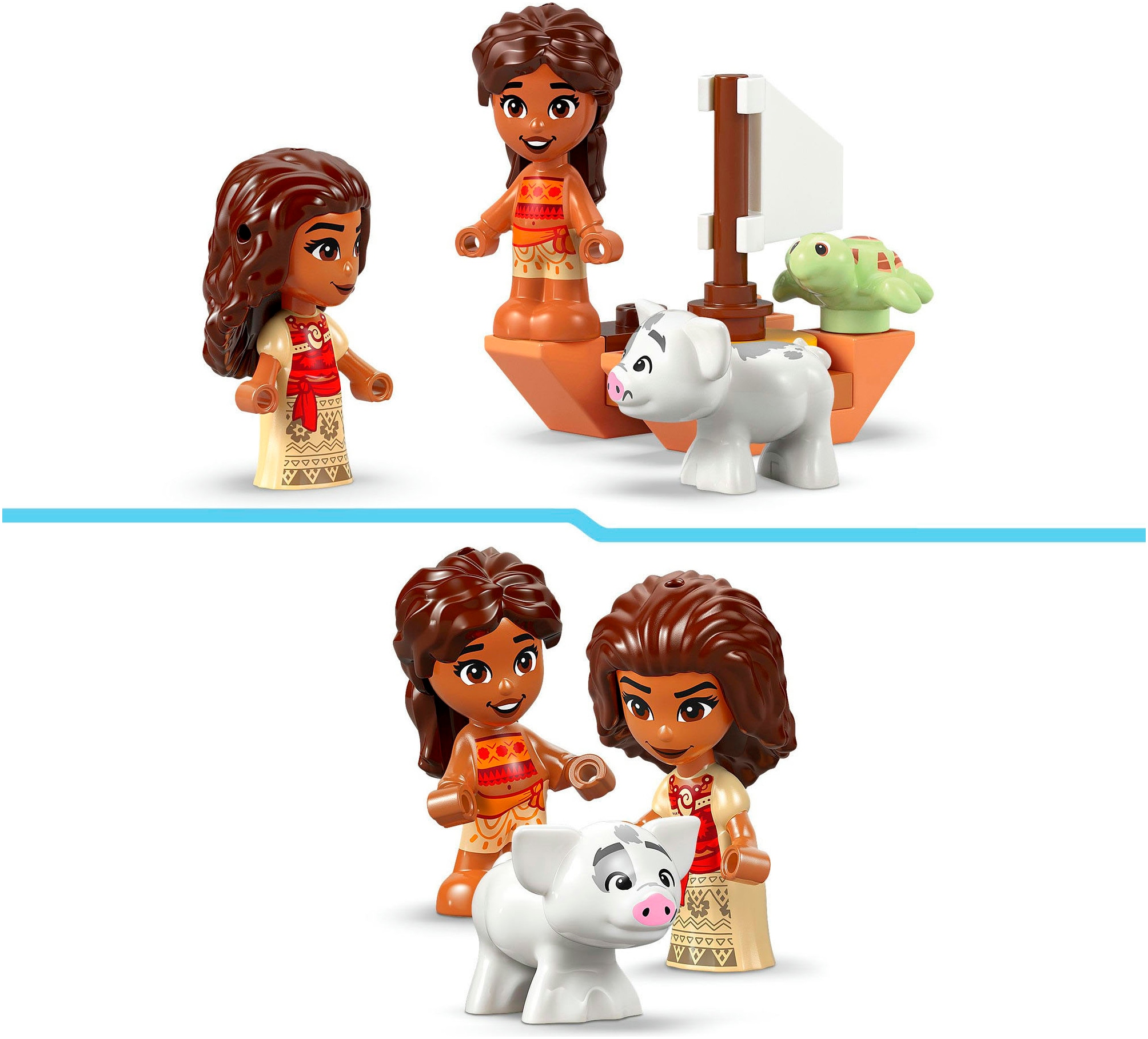 LEGO® Pions de construction »Vaianas Inselspass (43260), LEGO Disney Princess« Made in Europe