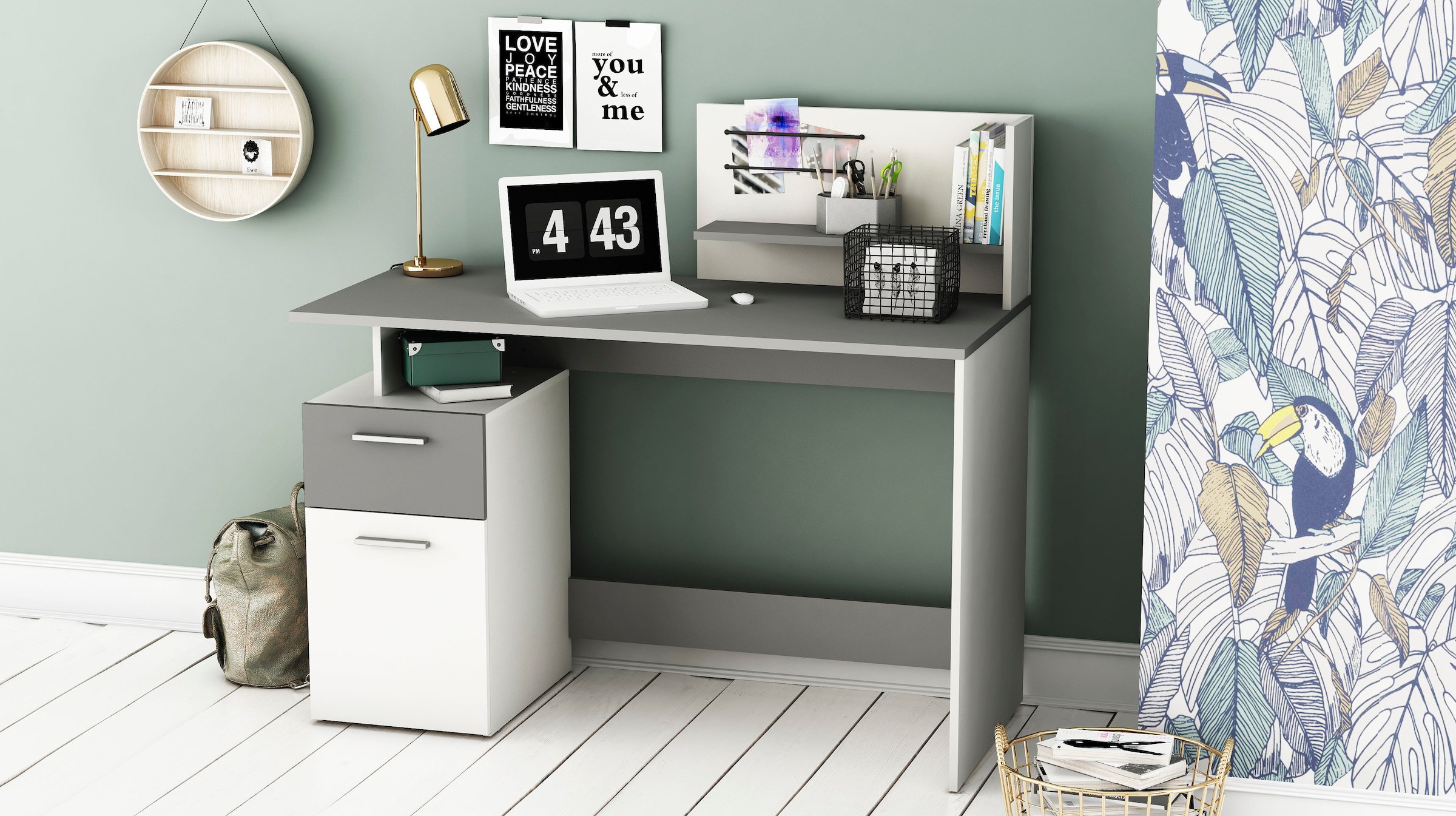 Demeyere GROUP Bureau »Platon« Bureau avec équipement fonctionnel
