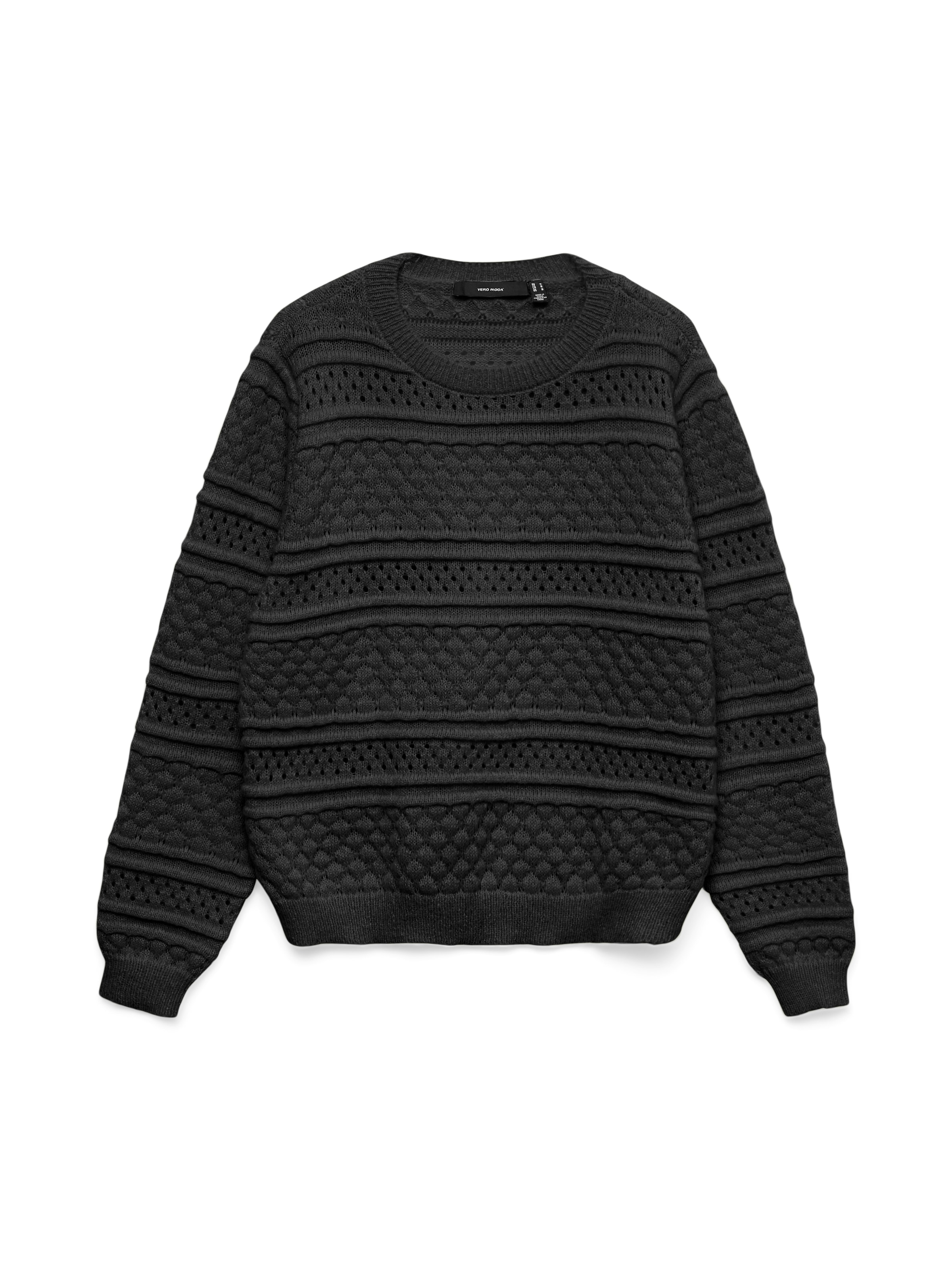 Vero Moda Pull en tricot »VMLEO LS O-NECK PULLOVER BF«
