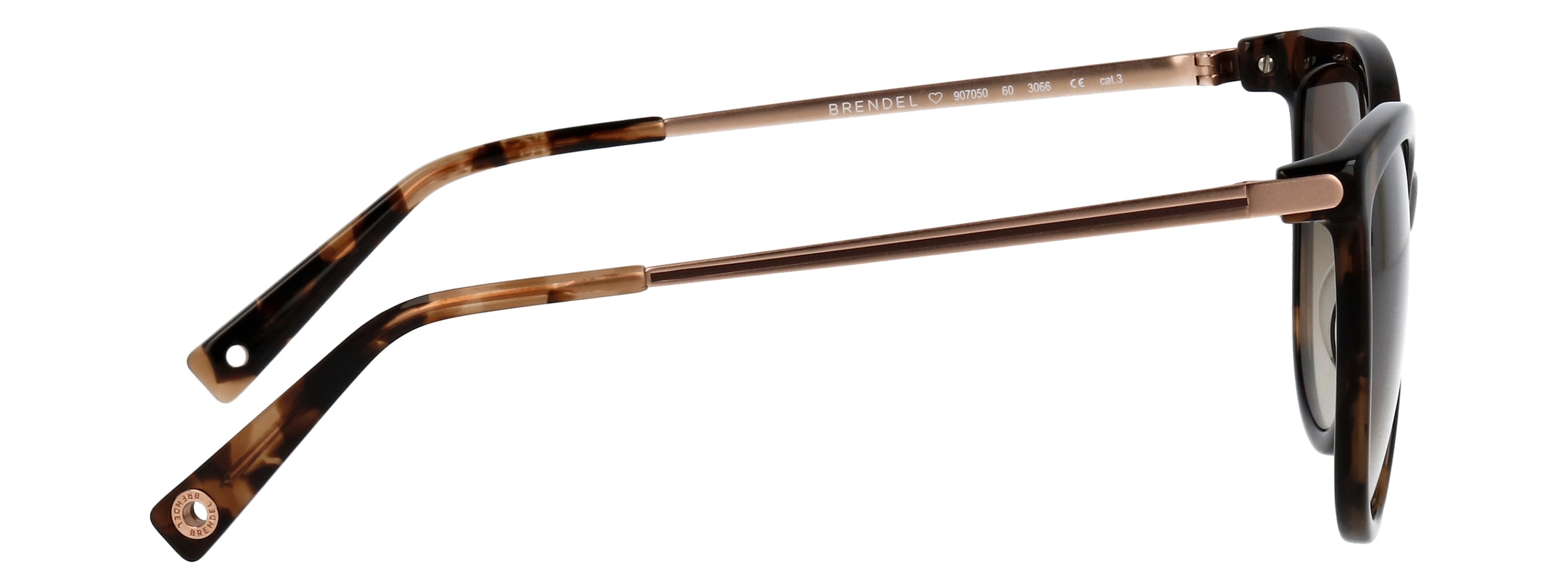 BRENDEL eyewear Lunettes de soleil »Modell 907050« Form Feminin, Logoschriftzug auf Bügel, Kombifassung