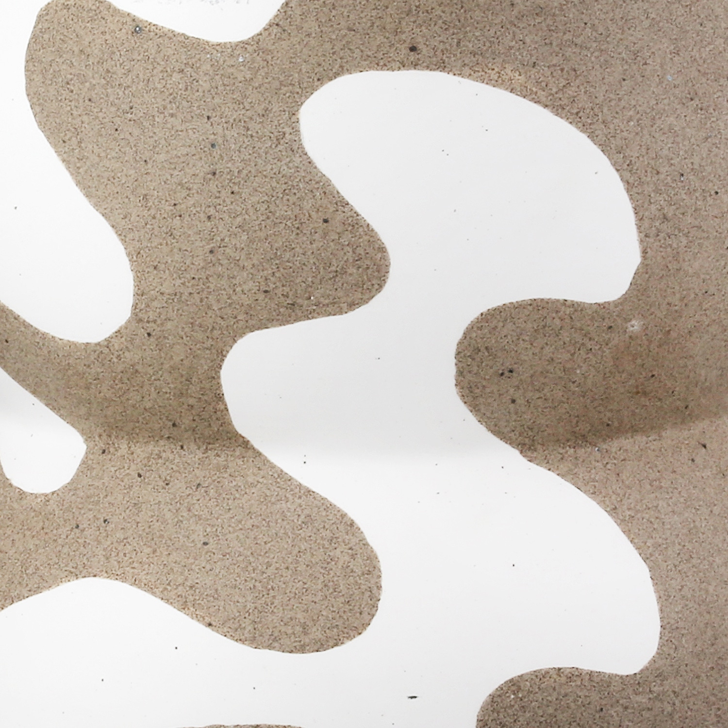 GILDE Tischvase »Vase rund Areno beige; weiss H. 35 cm«