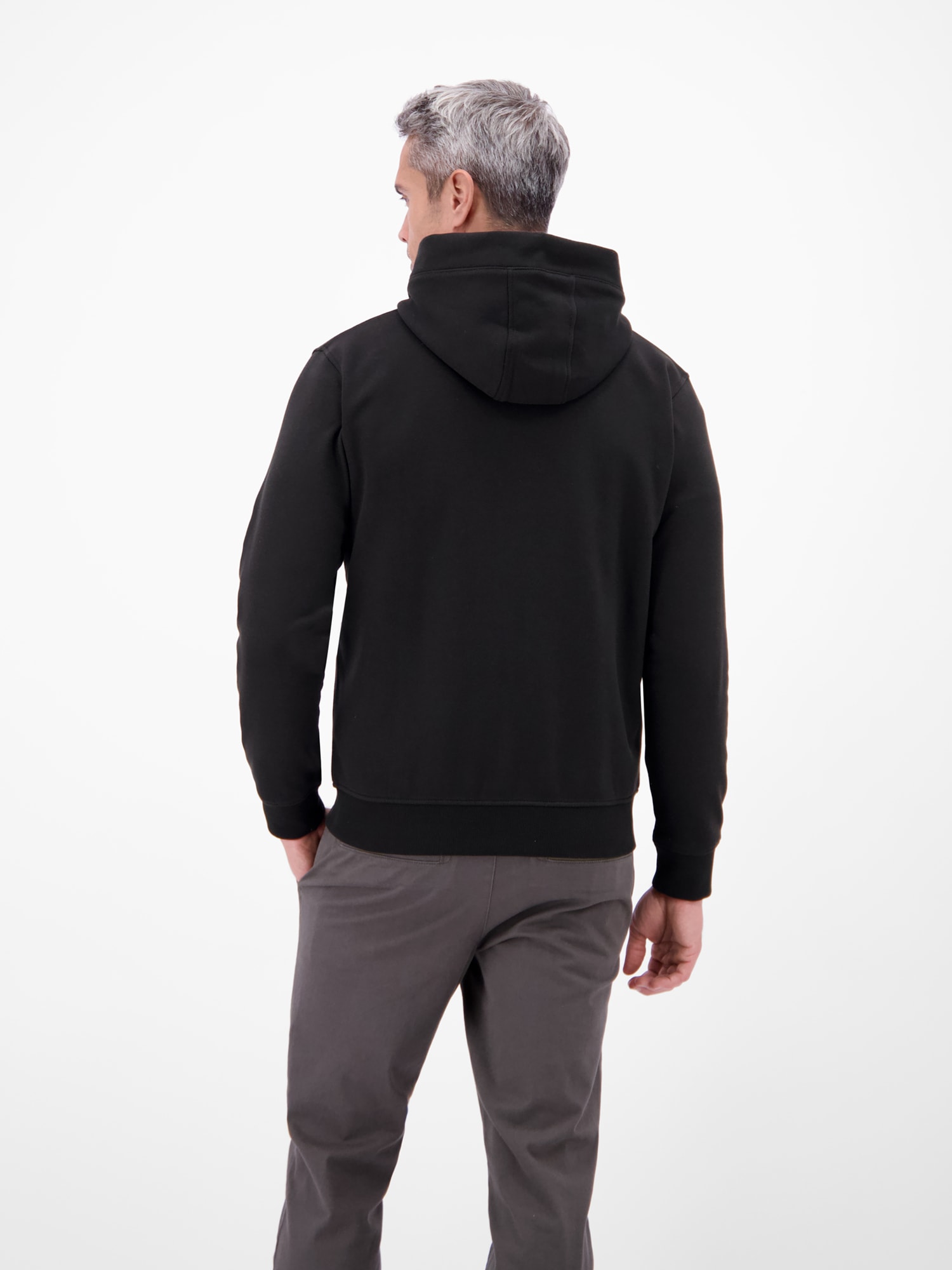 LERROS Sweatjacke »Hoodie Sweat-Jacke« Kapuzensweatjacke mit Tunnelzug und seitlichen Reissverschlusstaschen