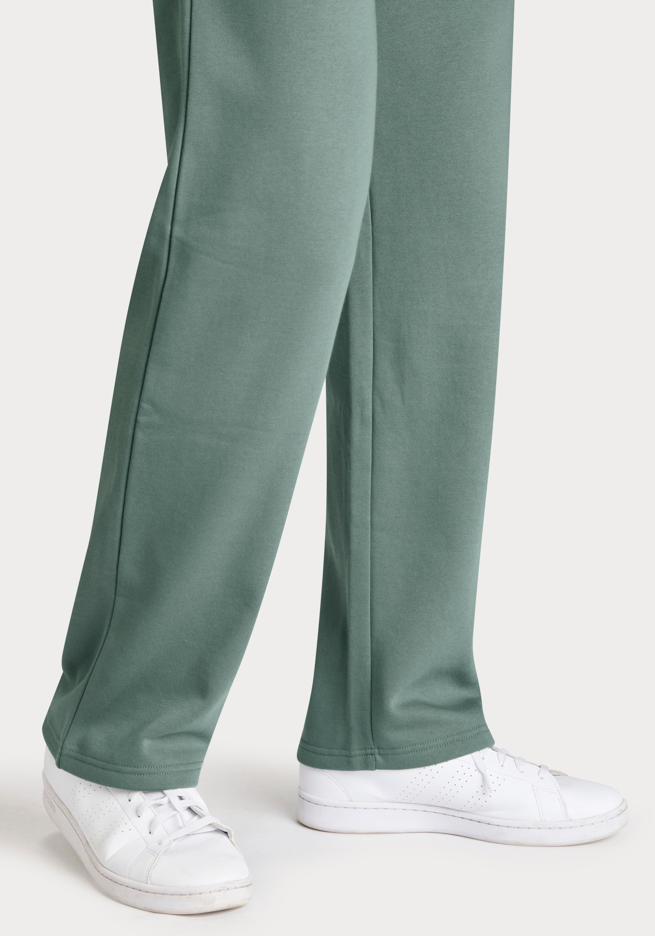 John Devin Sweathose »- Jogginghose aus innen angerauter Sweatware«  mit breiter Kordel und seitlichen Taschen