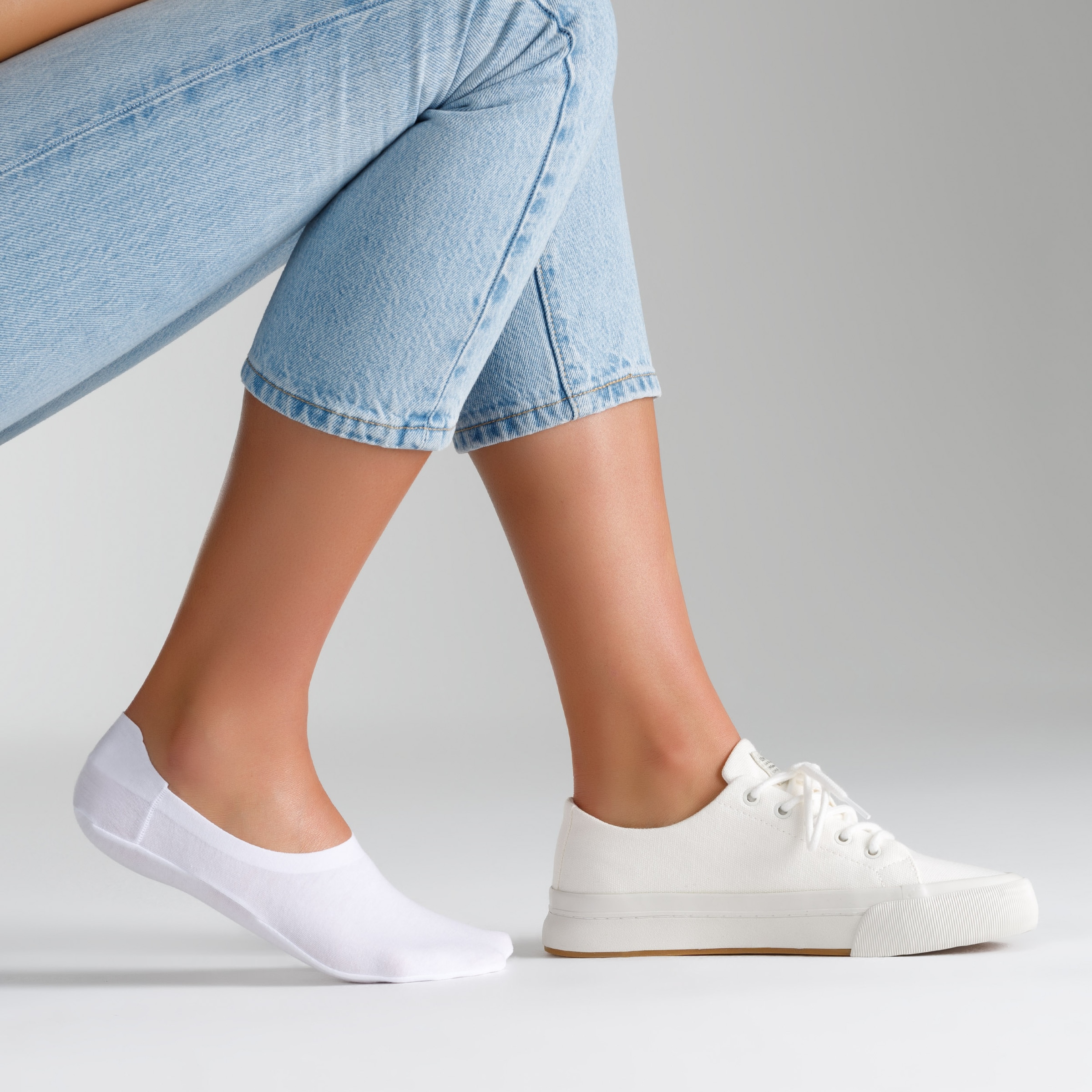 Camano Chaussons »comfort« 4 Couple tlg. mit Silikonstreifen für sicheren Halt