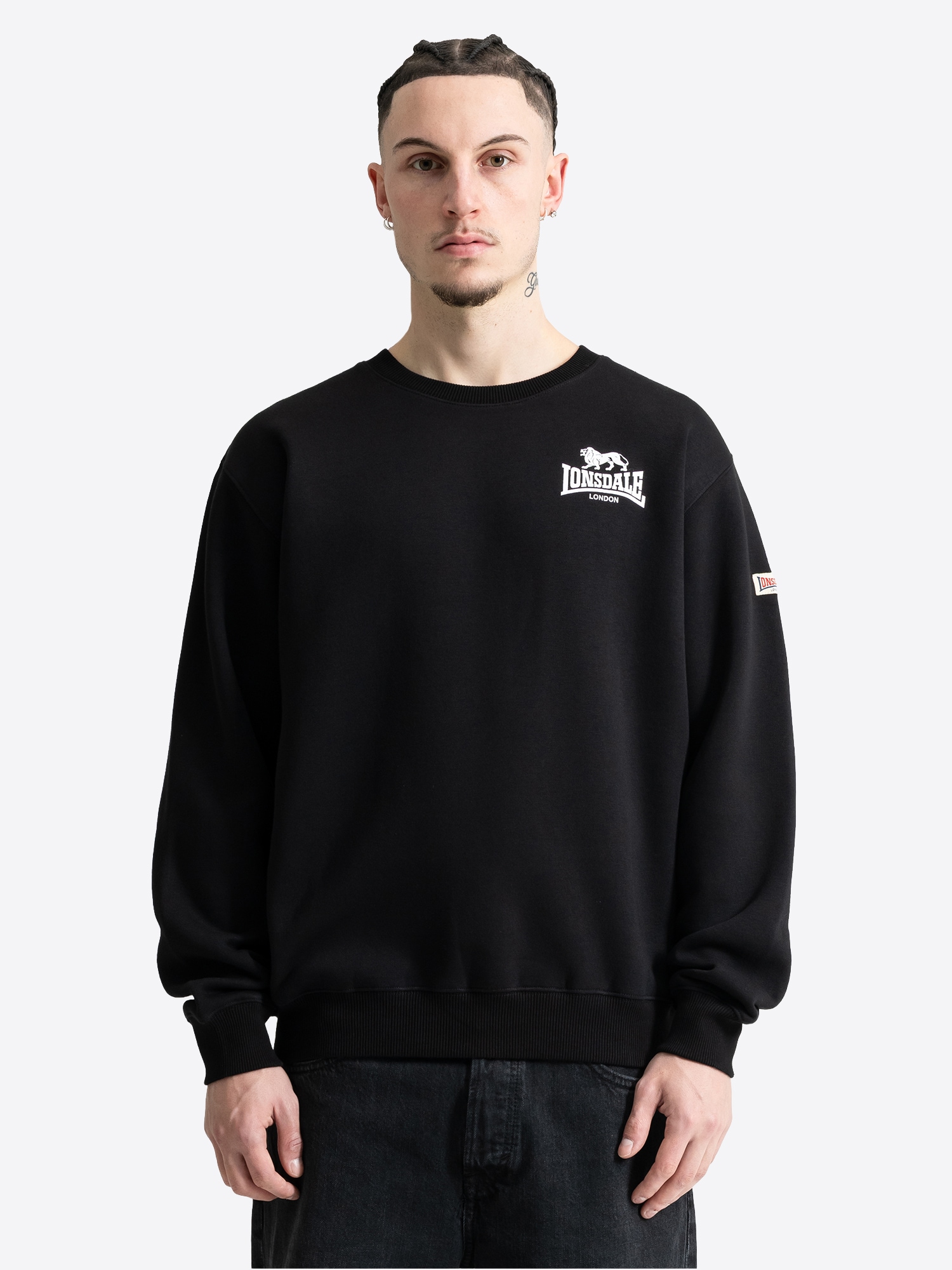 Lonsdale Sweat-shirt »HAIGHTON«, en coton et polyester, disponible de la taille S à XXXL,
