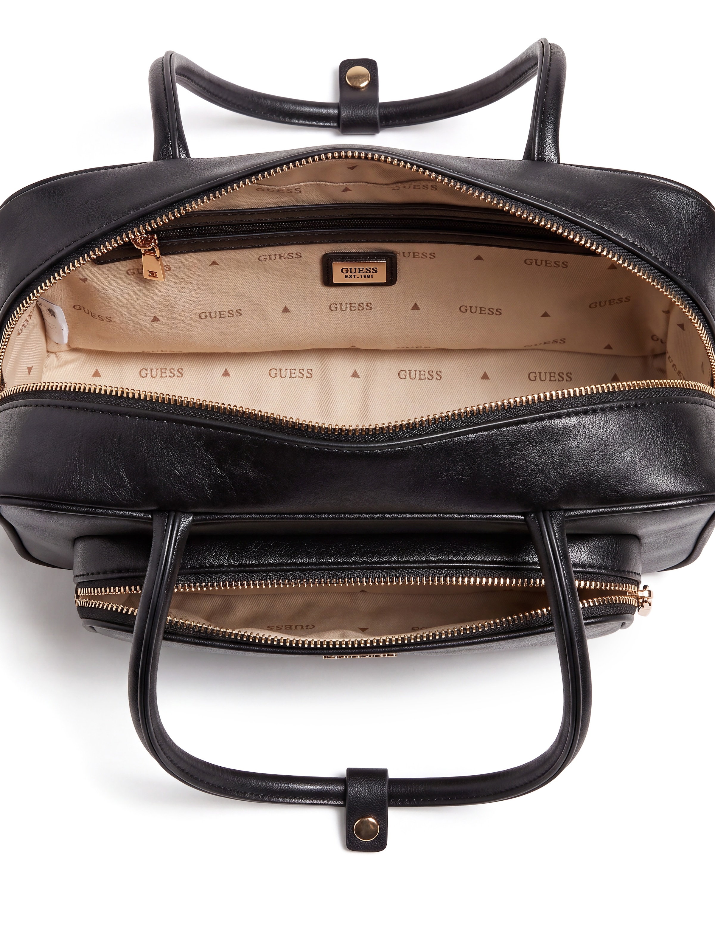 Guess Sac à bandoulière »BRONNA SHOULDER SATCHEL« Sac à main pour femmes, sac bandoulière, sac à main avec poche avant