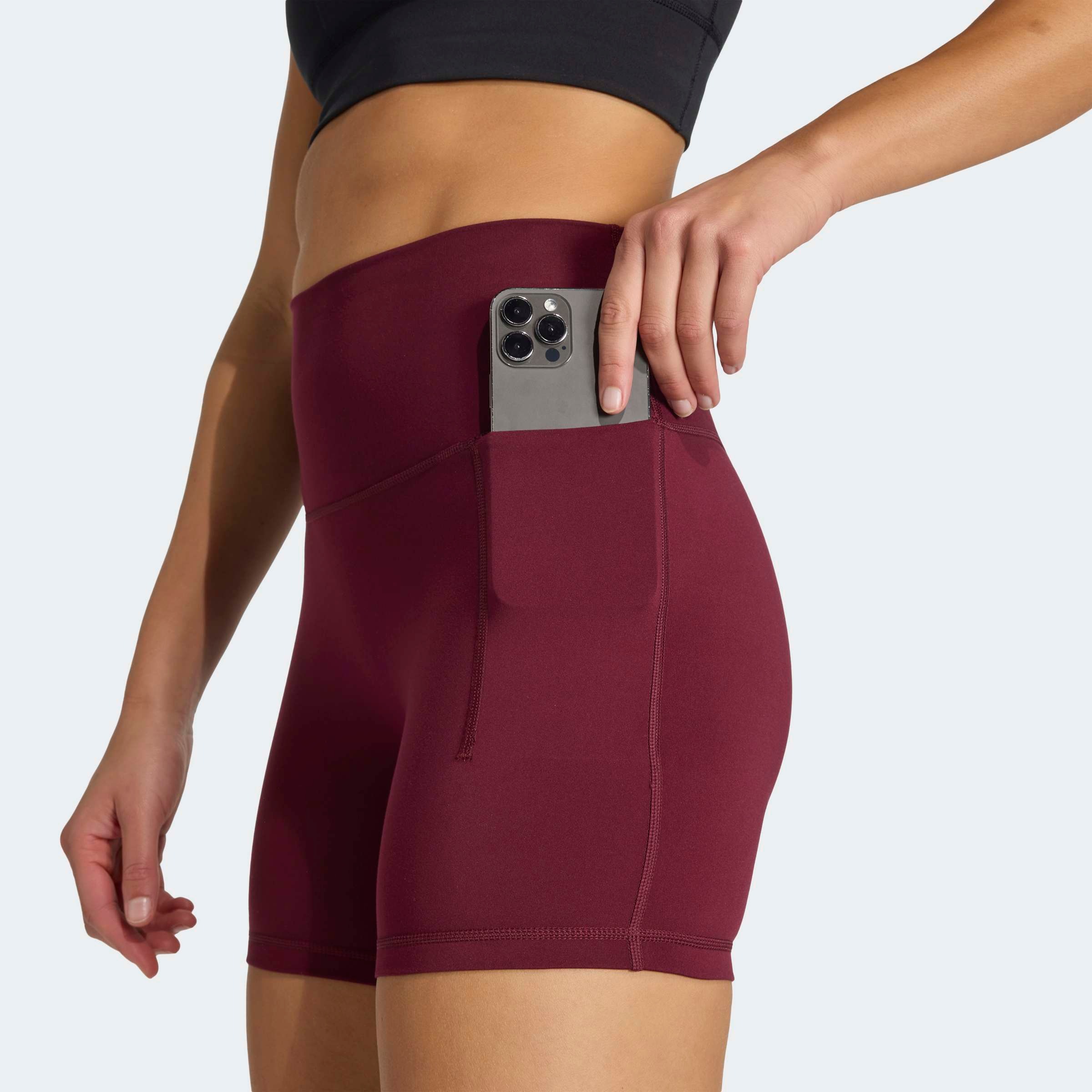 adidas Performance Shorts »3-STREIFEN STUDIO ALL ME BOOTY LEGGINGS, KURZ«