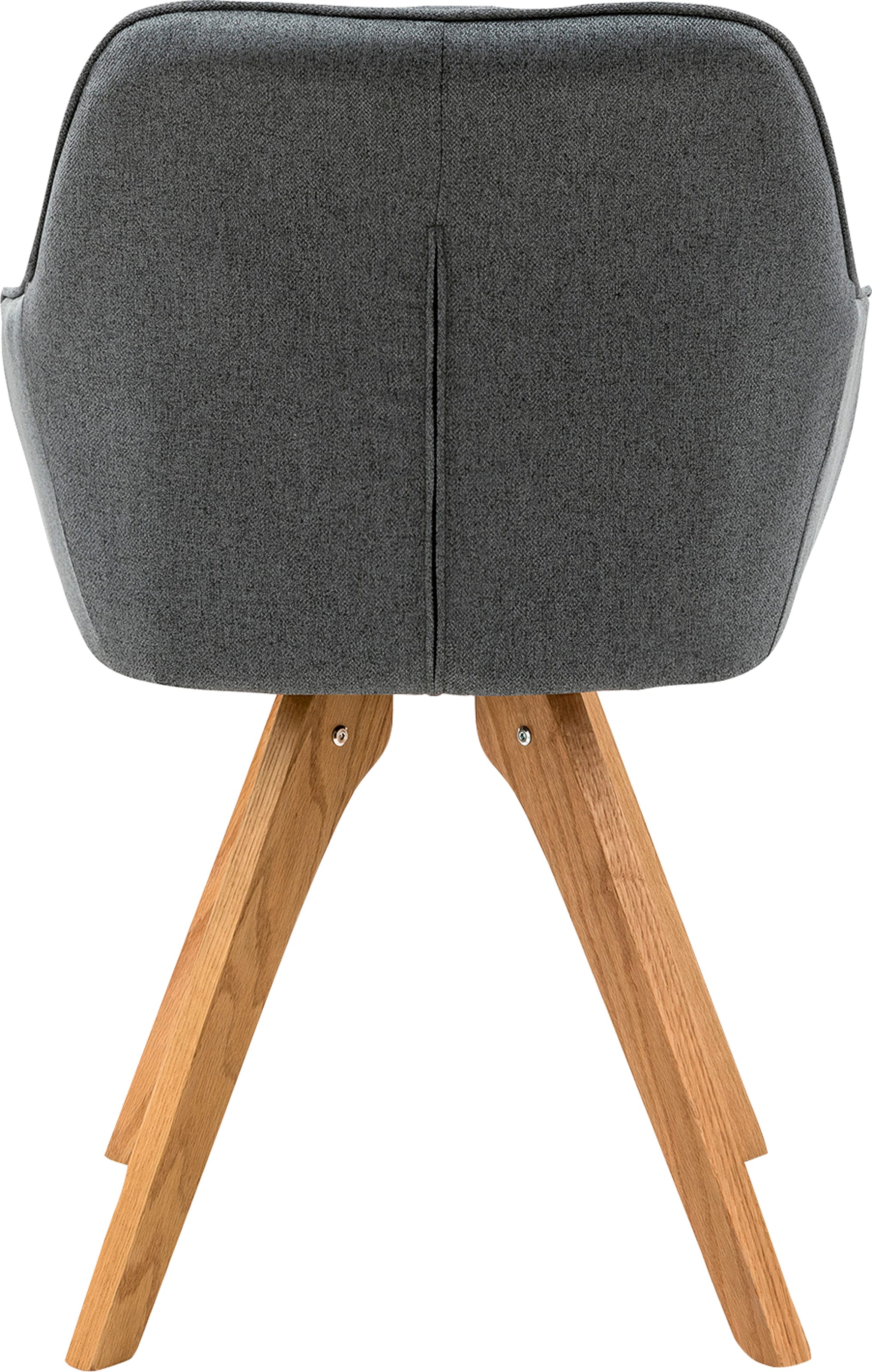 SalesFever Essgruppe »Växjö - Familienfreundlicher Esstisch inkl. Stühle« Set, 5 Stk. tlg. bestehend aus 4 modernen Polsterstühlen und einem 180 cm breitem Tisch