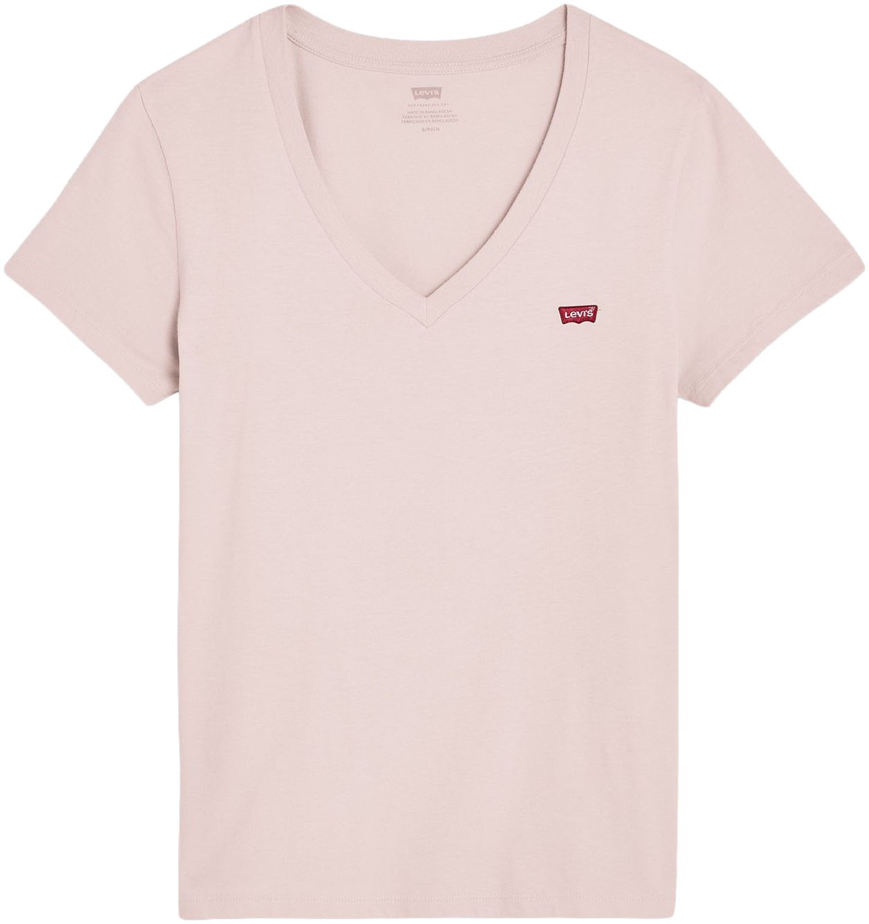 Levi's® T-shirt en V »Perfect Tee« avec petit logo Batwing