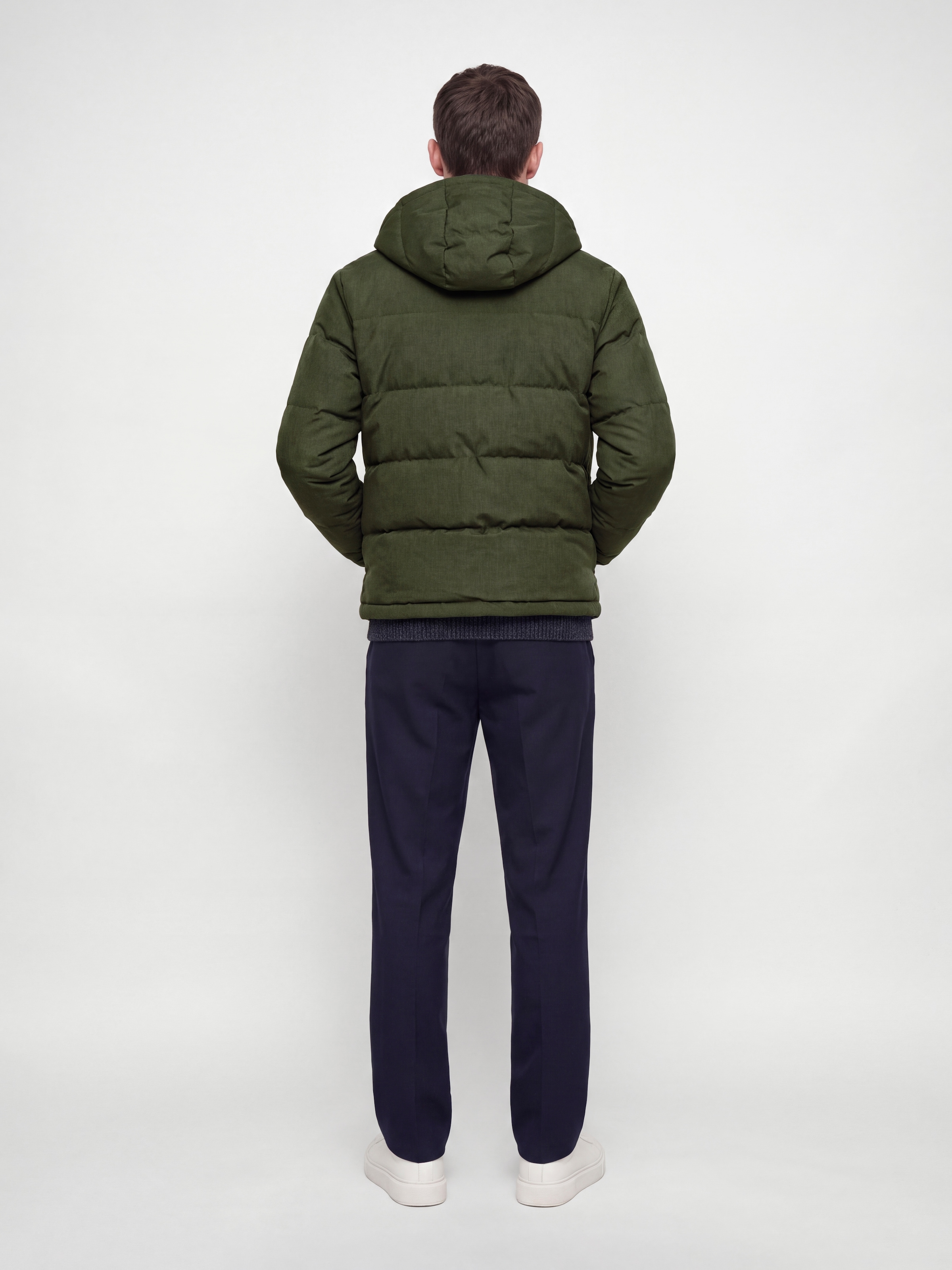 Jack & Jones Veste matelassée »JJWILLIAM PUFFER JACKET« avec capuche Kunstfaser, regular fit