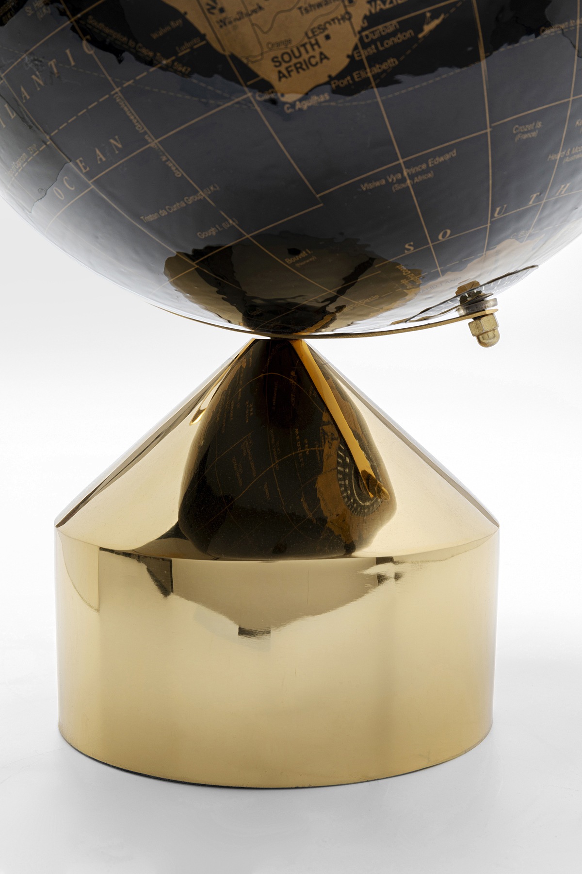 Kare Design Objet décoratif »Deko Objekt Globe Top Gold 47cm«