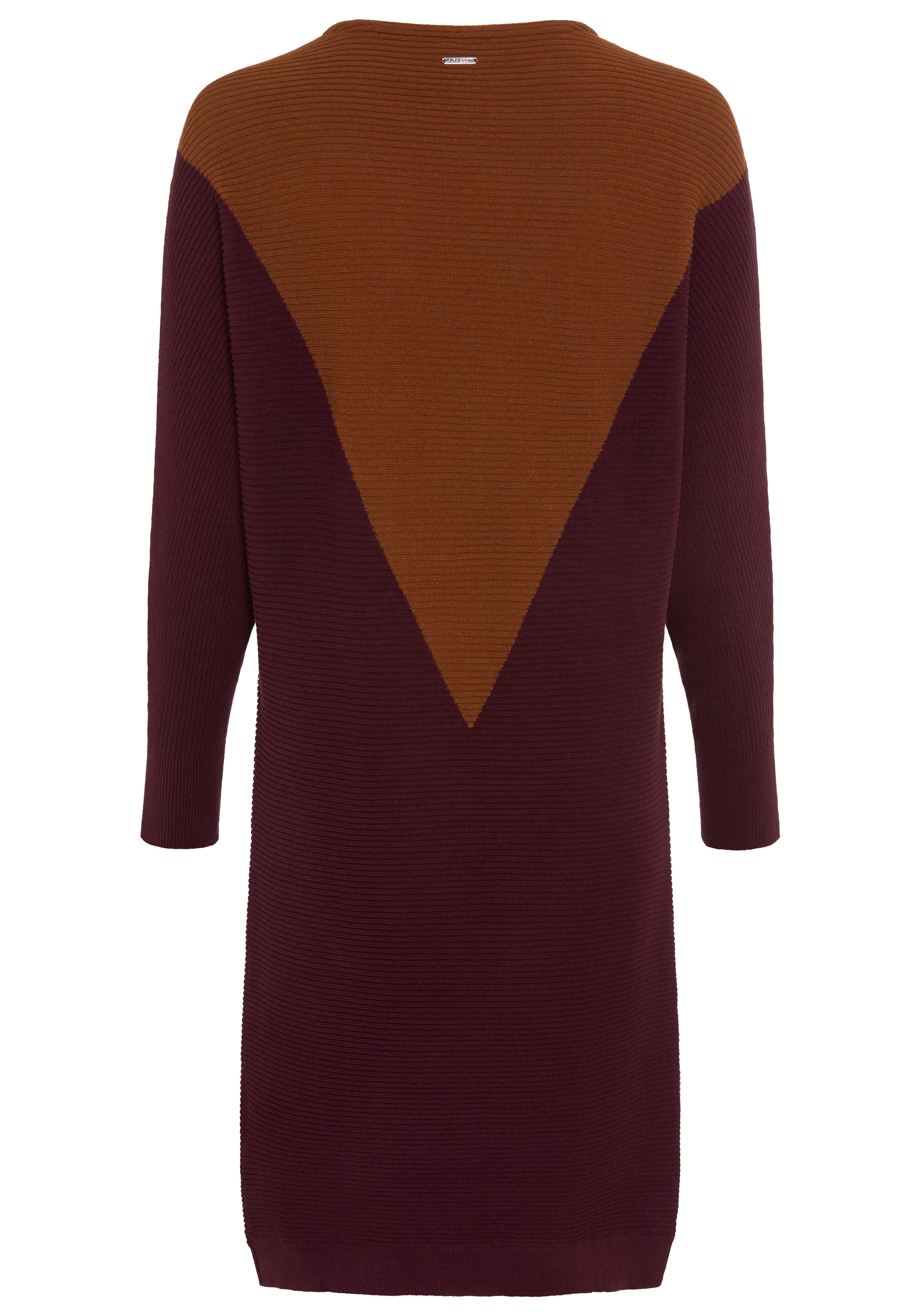 Laura Scott Strickkleid zweifarbig, aus weicher Baumwollmisch-Qualität