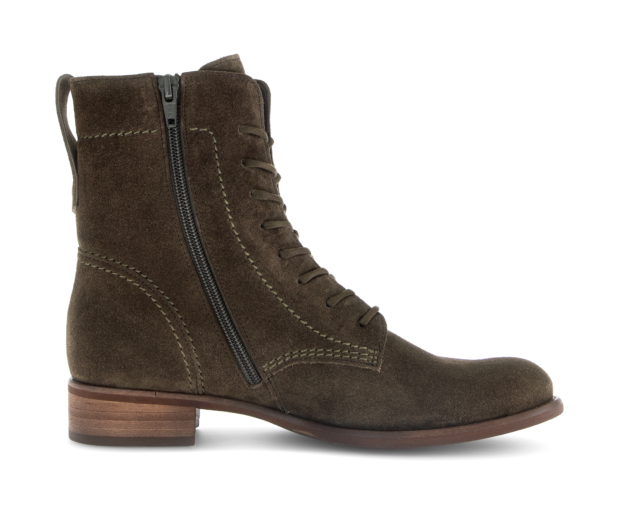 Gabor Schnürstiefelette  , Blockabsatz, Schnürboots, Herbtboots mit herausnehmbarer Fussbett