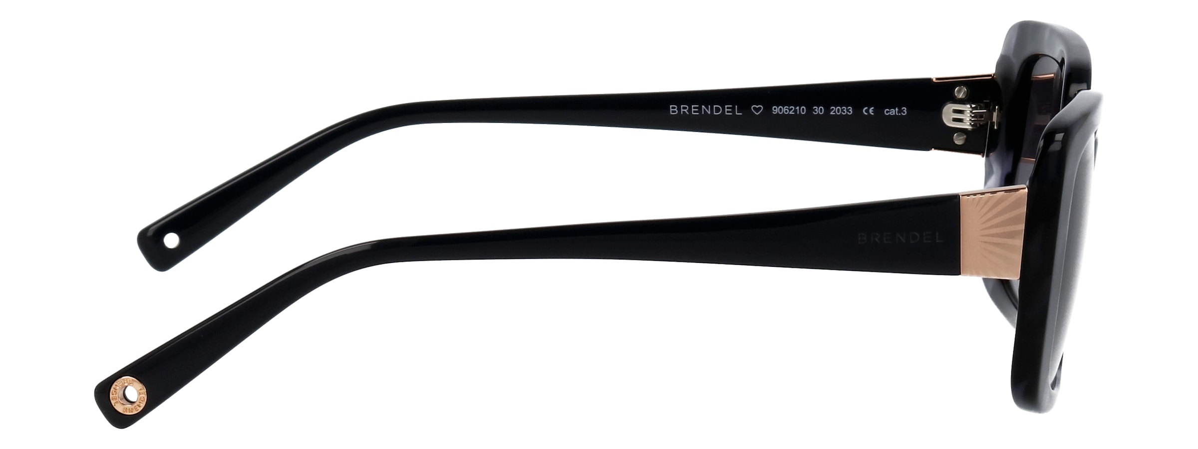 BRENDEL eyewear Lunettes de soleil »Modell 906210« Form Karree/Eckig, Logoschriftzug auf Bügel, Kunststofffassung