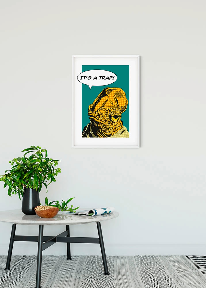 Komar Image »Star Wars Classic Comic Quote Ackbar« Star Wars 1 cuis tlg. Wandbild zur Dekoration im Kinderzimmer - ohne Rahmen