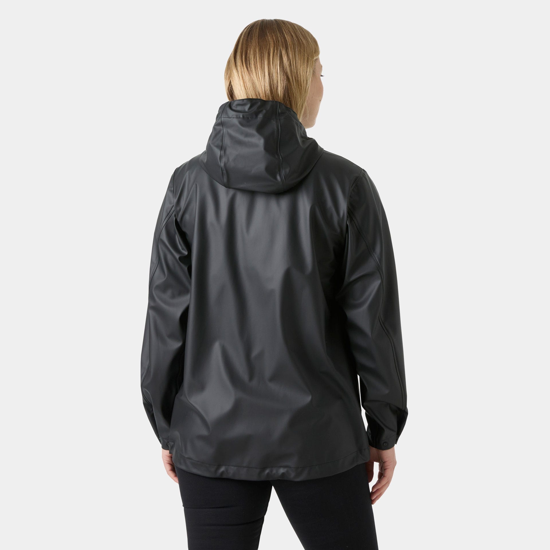Helly Hansen Veste de pluie »W MOSS JACKET« avec capuche avec col montant, coupe-vent, tissu PU imperméable