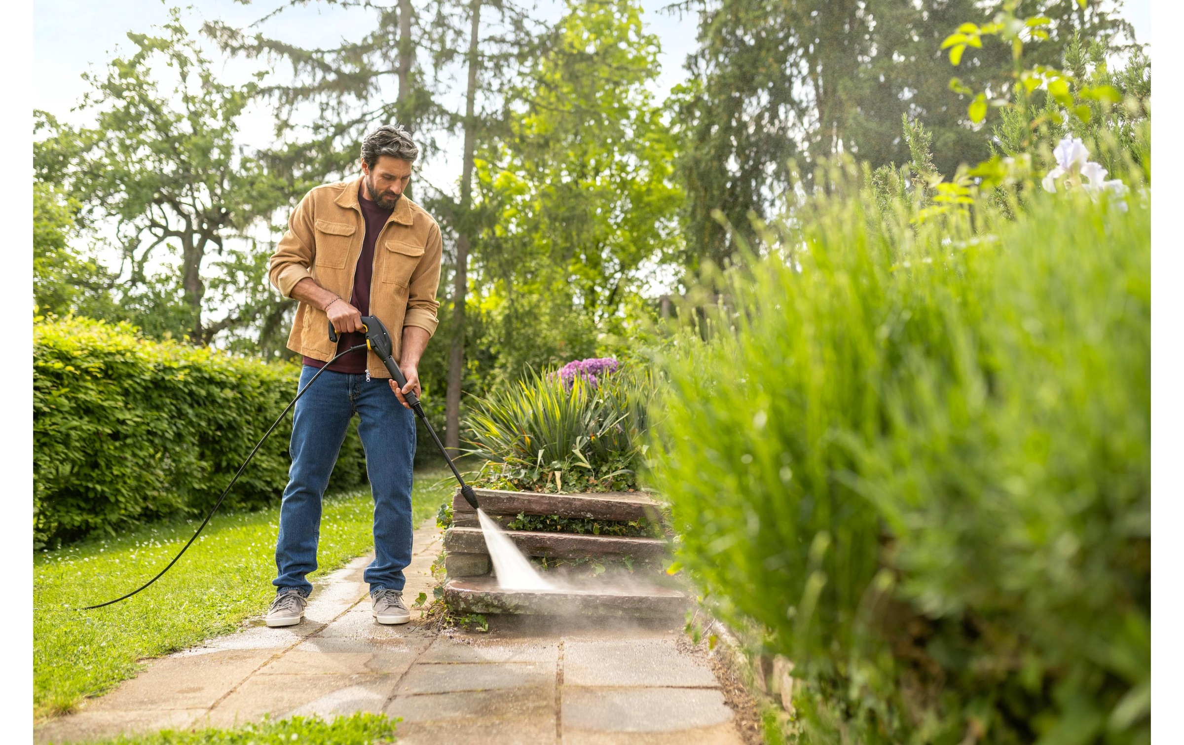 Kärcher Professional Hochdruckreiniger »K 4 Classic Gr.« Kompakter Hochdruckreiniger mit Aluminium-Teleskopgriff