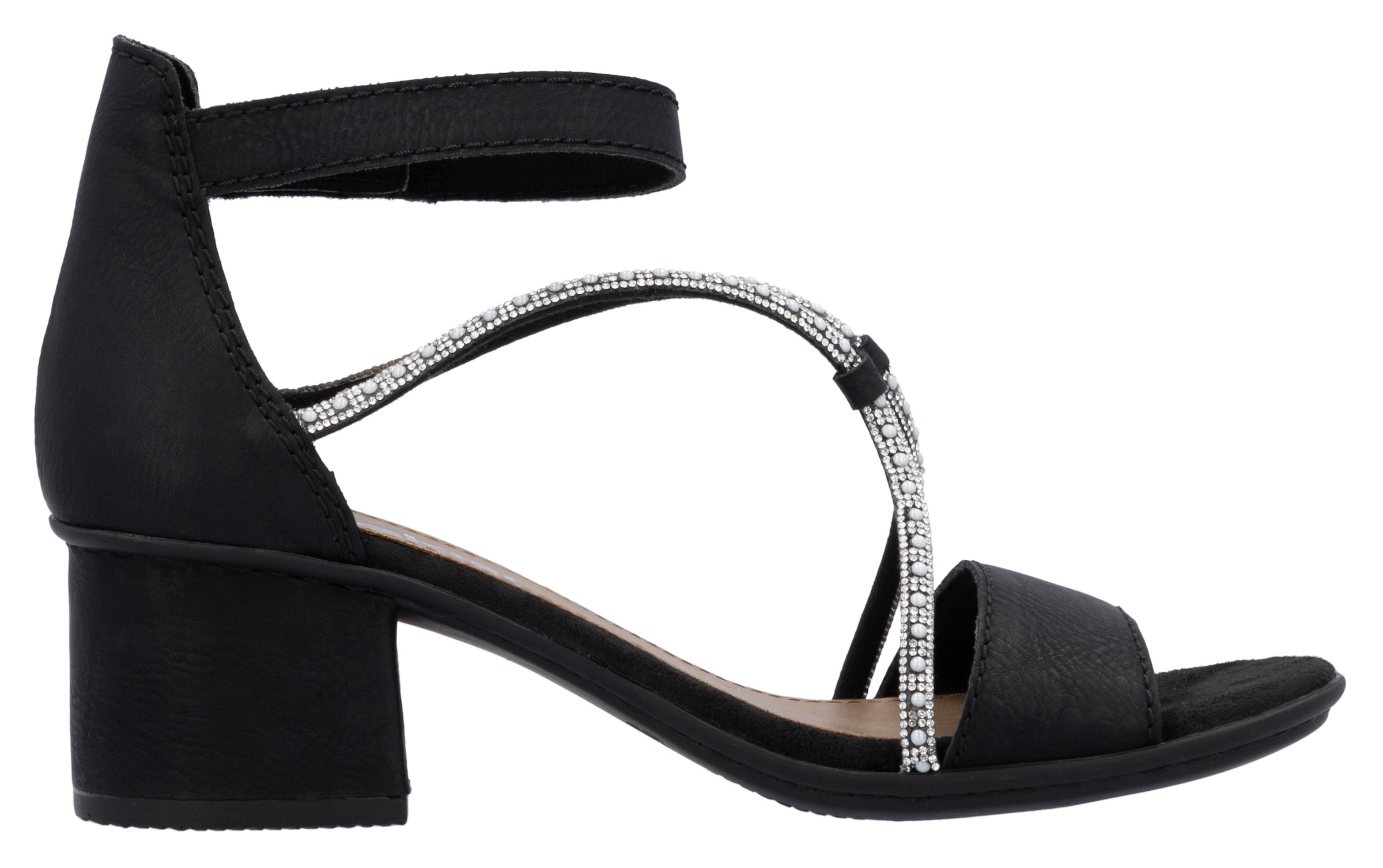 Rieker Sandalette  Sommerschuh, Sandale, Blockabsatz, mit praktischem Klettverschluss