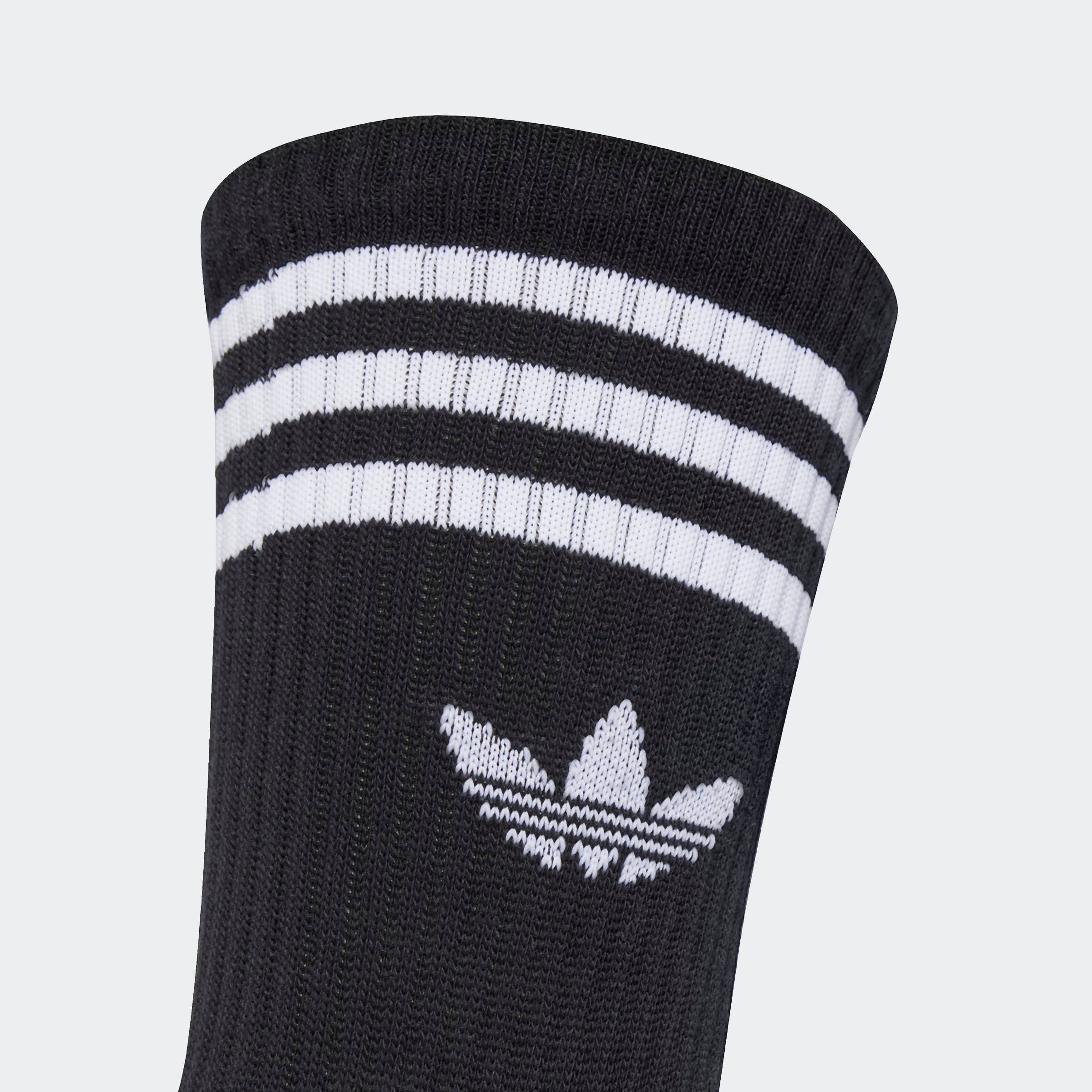 adidas Originals Chaussettes de sport »3S CREW S 3P« 3 Couple tlg. für Laufen, knöchellang, mit 3-Streifen und Trefoil Logo