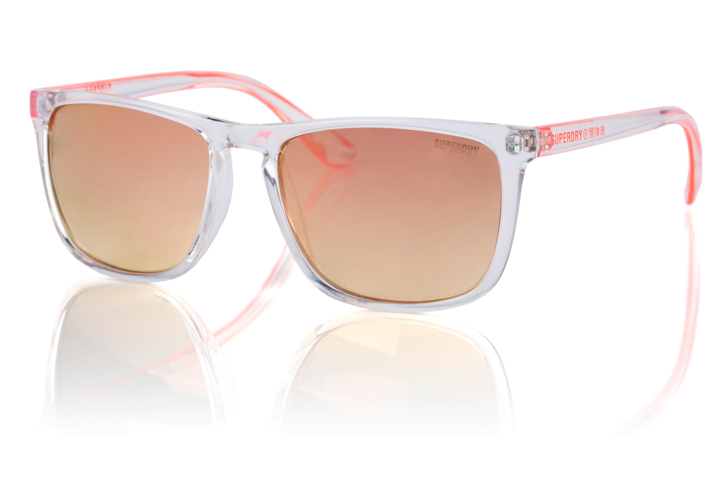 Superdry Lunettes de soleil »Modell 996059« forme carrée/angulaire, logo sur la branche, monture injection