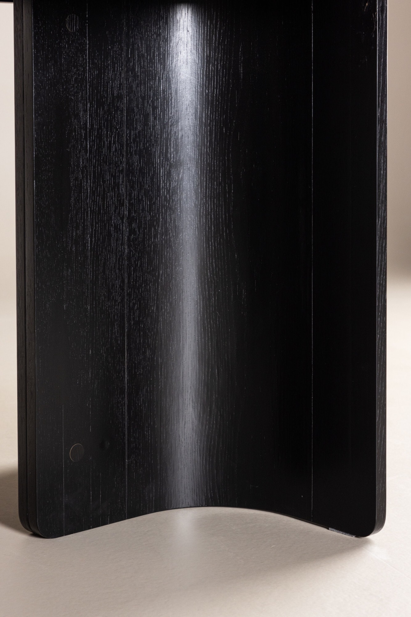 Venture Home Table de salle à manger »Tyresö, ovaler Esstisch in elegantem Schwarz, 220 × 100 cm« table de salle à manger, MDF, claire, facile d'entretien