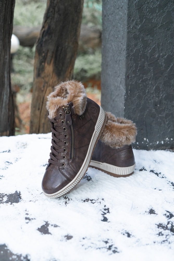 Remonte Bottes d'hiver  plateforme, chaussure outdoor à lacets avec membrane TEX déperlante