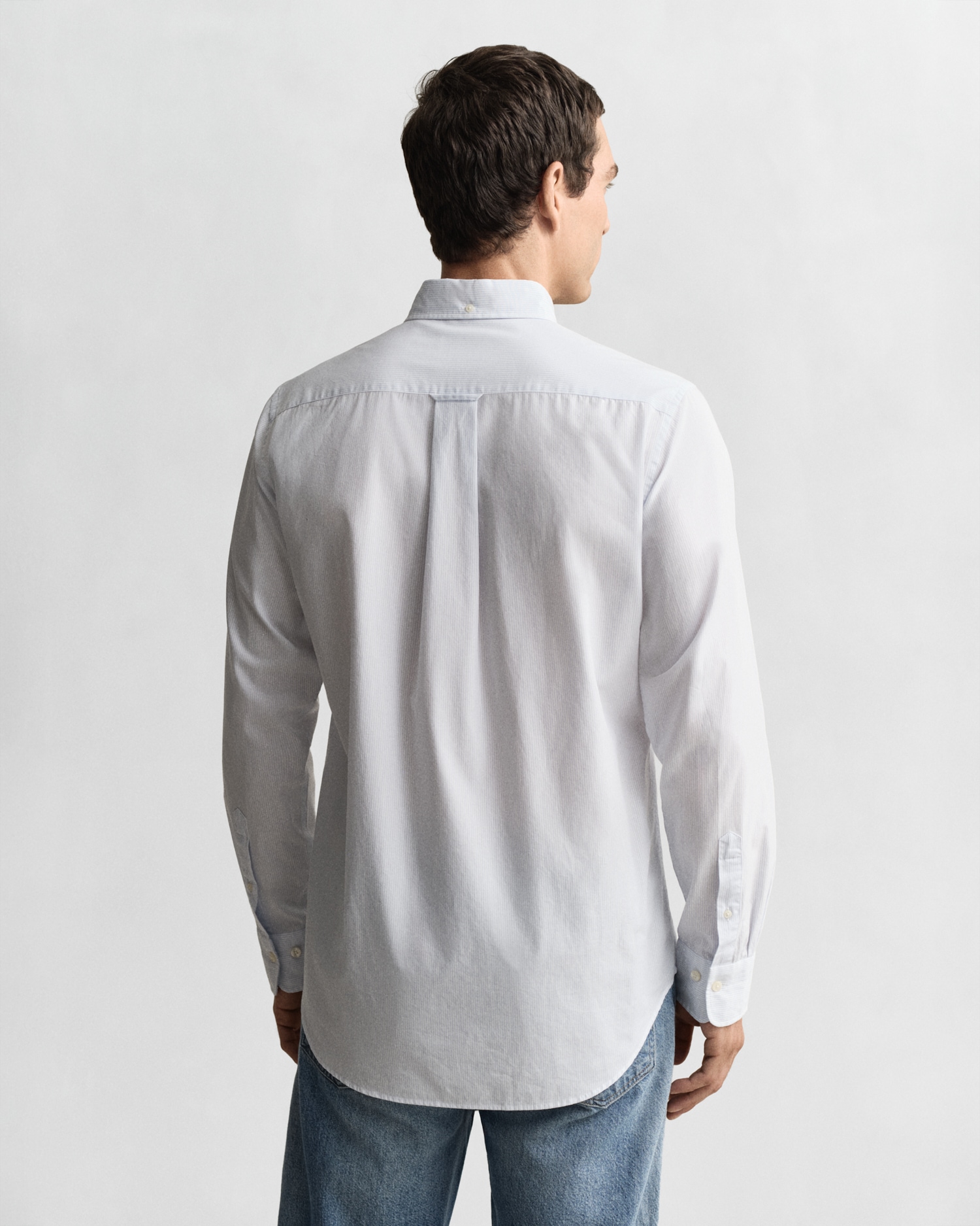 Gant Chemise à manches longues »REG POPLIN BANKER SHIRT« Banker Stripe Popeline, leichte Baumwolle