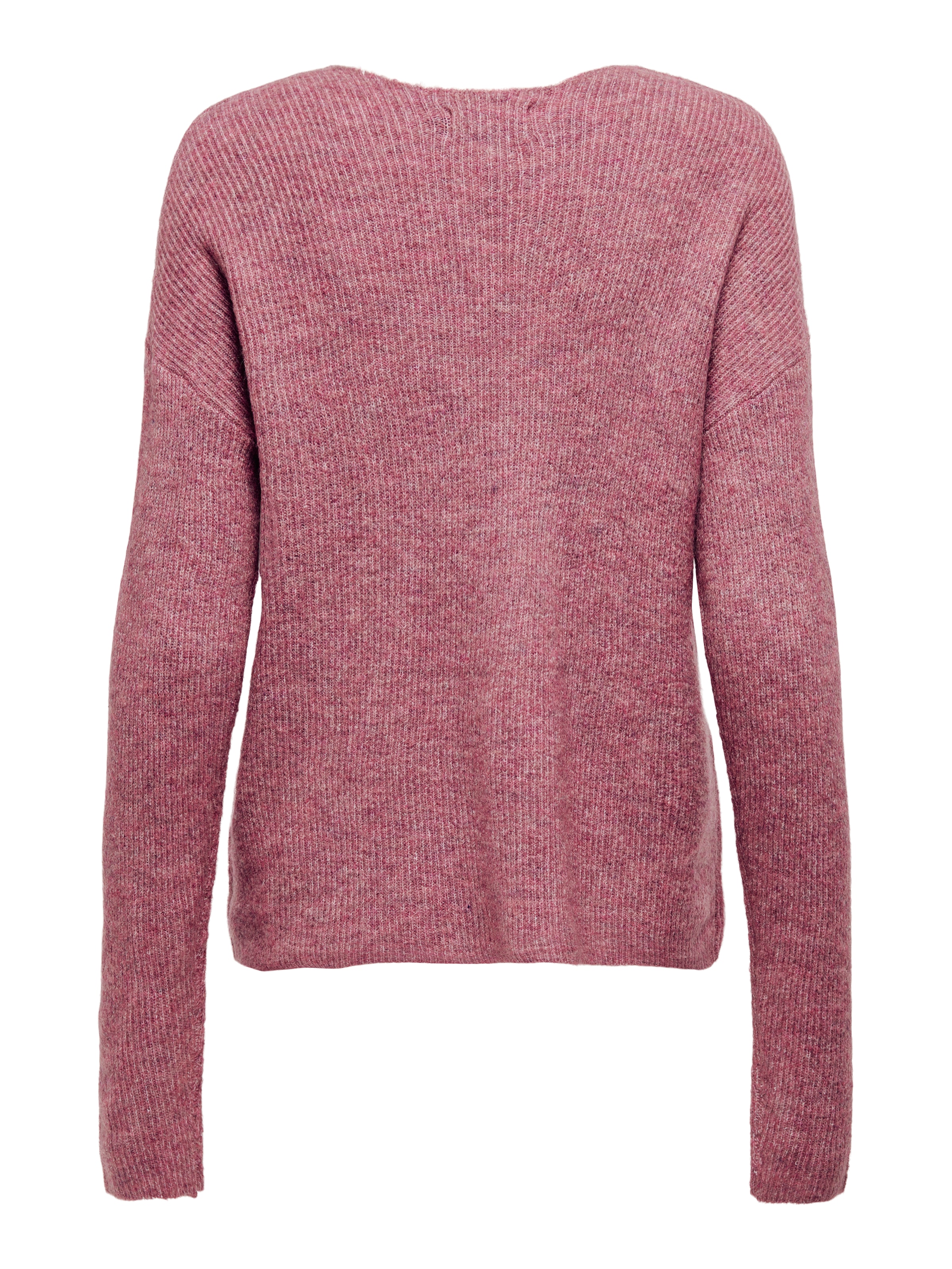 ONLY Pull en tricot »ONLCAMILLA V-NECK L/S PULLOVER KNT NOOS« mélange de matériaux, coupe régulière