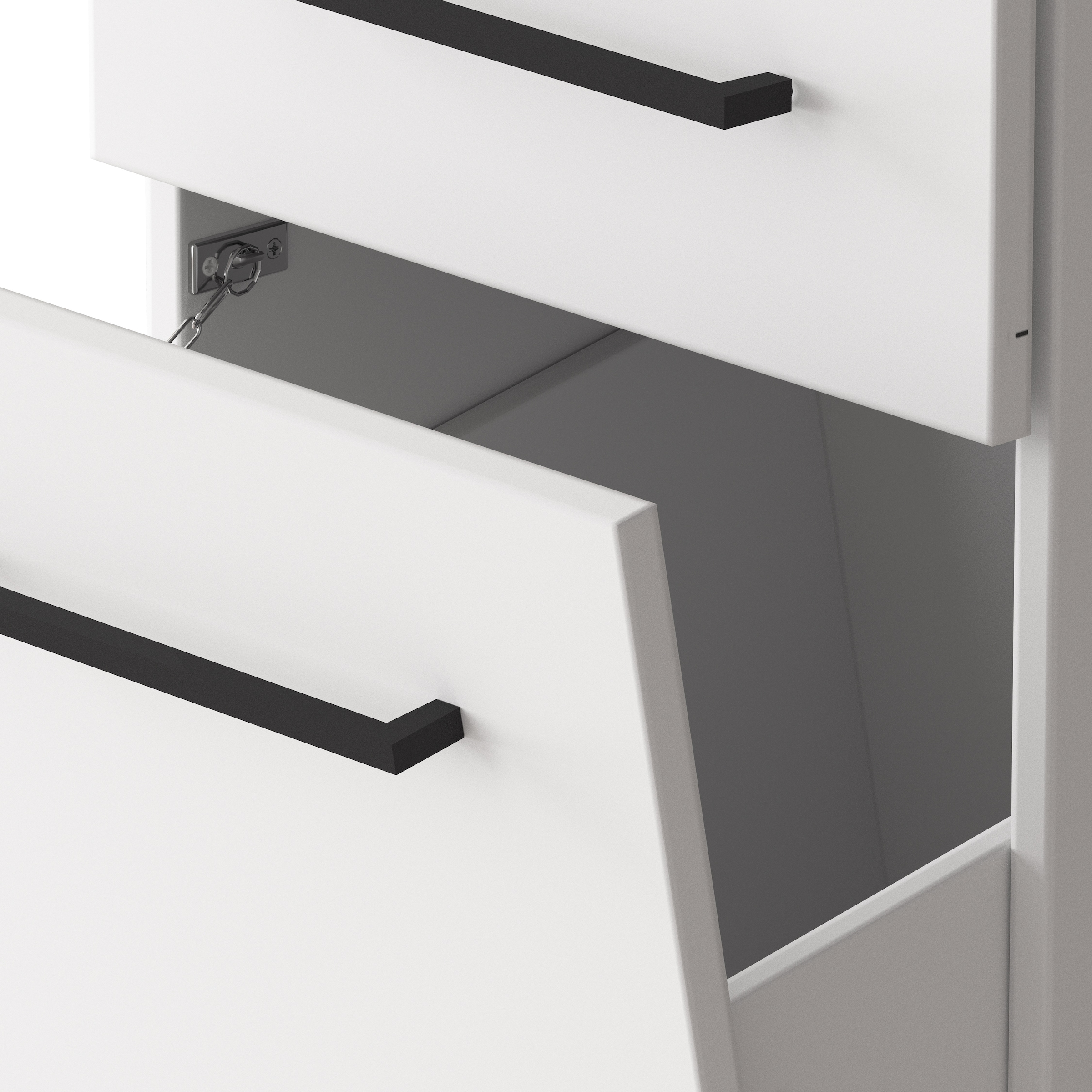 KOCHSTATION Armoire à linge »KS-Linda« largeur 40 cm, avec panier à linge intégré, parois de 25 mm d'épaisseur