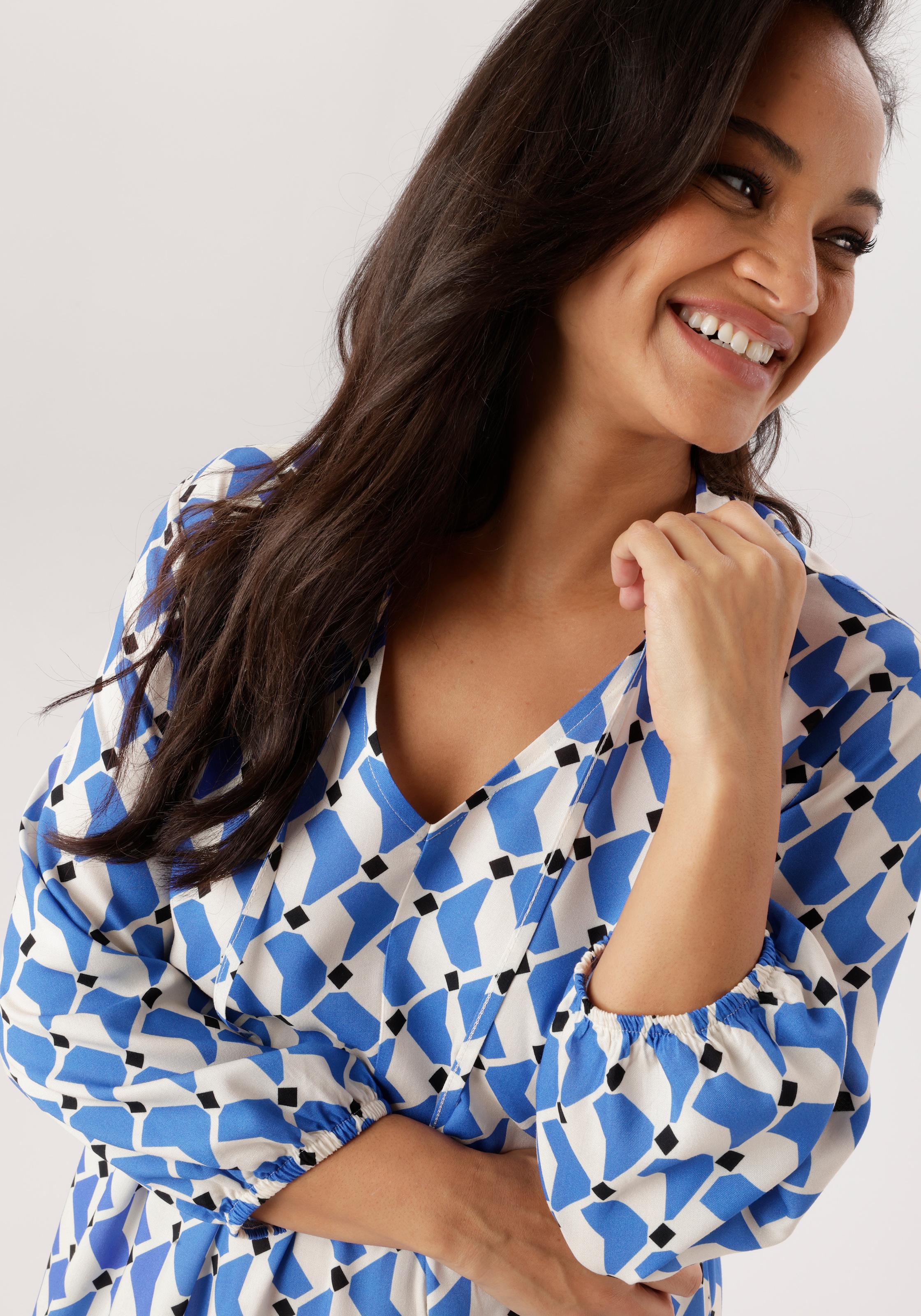 Aniston PLUS Maxi robe in trendigem Dessin - NEUE KOLLEKTION