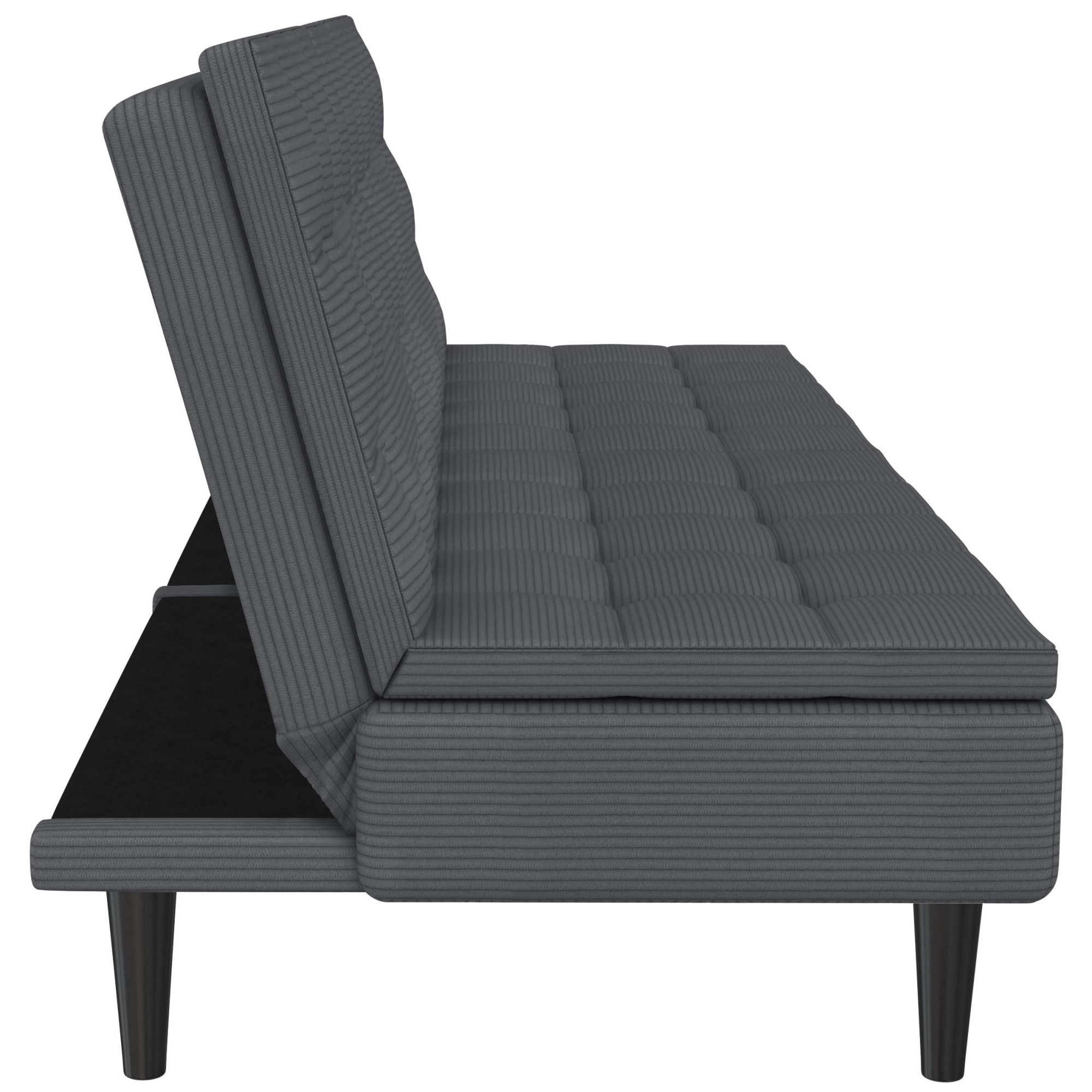 Dorel Home Schlafsofa »MAINE, Kinosofa mit Relax- und Bettfunktion, 2 Getränkehalter,« Liegefläche 190 x 110 cm, in Cord