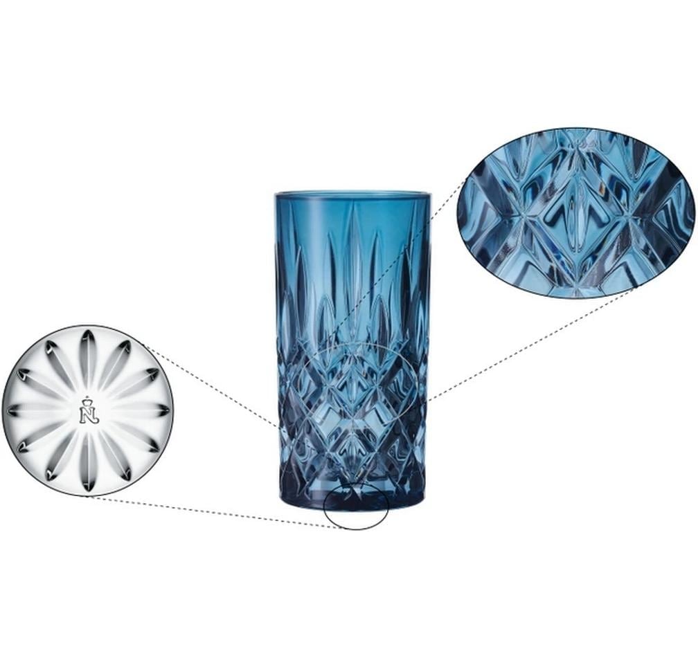 Nachtmann Verre à cocktail »Noblesse, Vintage Blue, 2 Stück«
