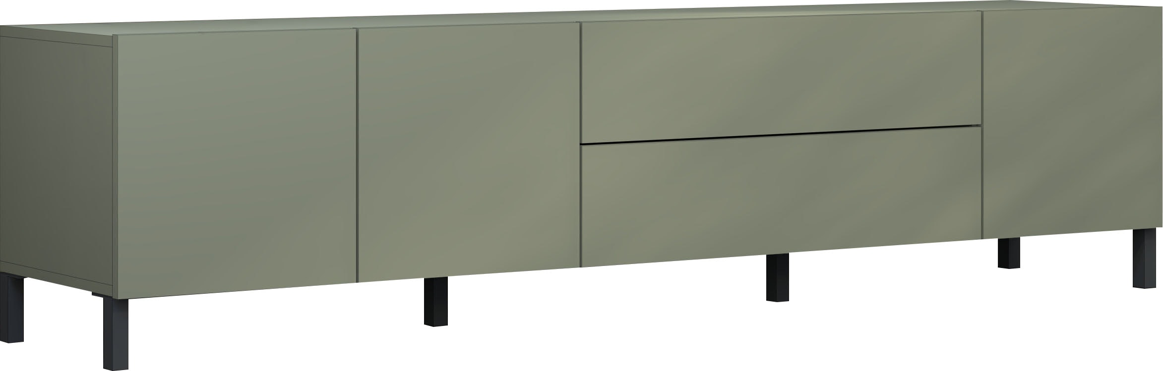 borchardt Möbel Lowboard »Sophia, Tv-Schrank Breite 190 cm« Metallfüsse, grifflose Optik