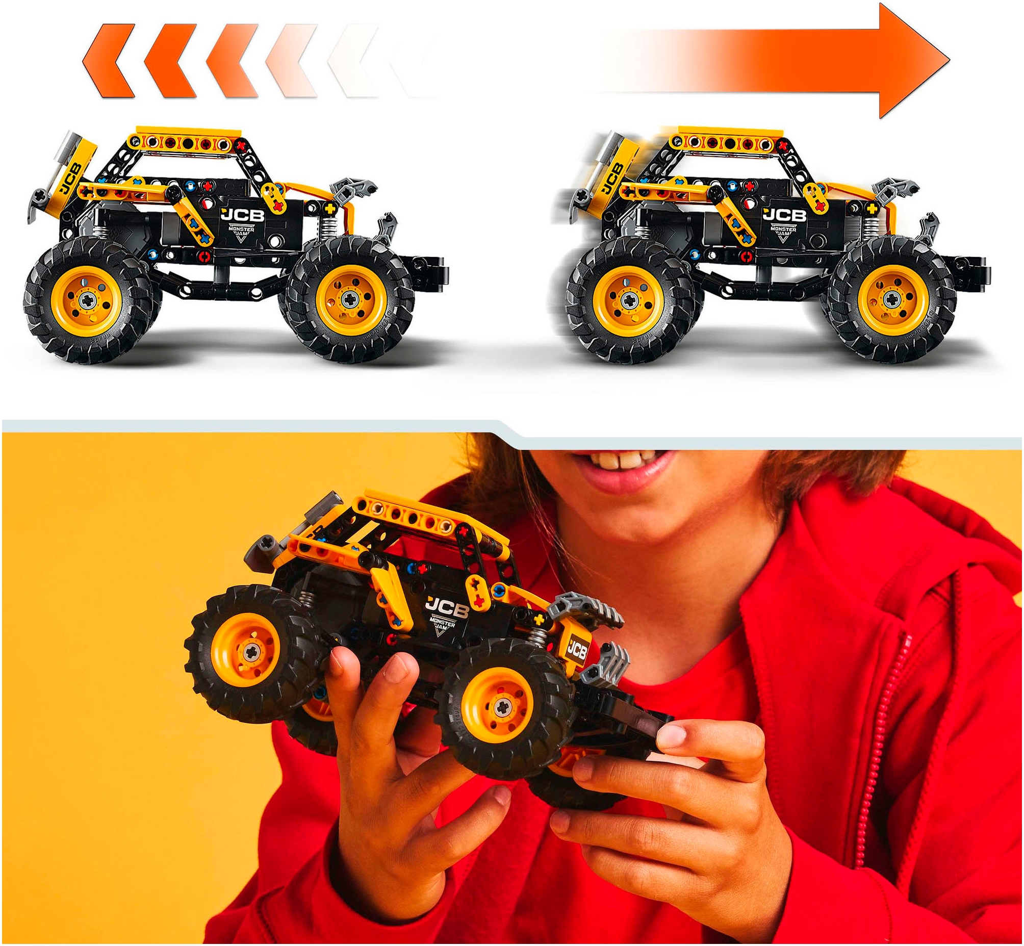 LEGO® Konstruktionsspielsteine »Monster Jam™ DIGatron™ (42199), LEGO Technic« Made in Europe