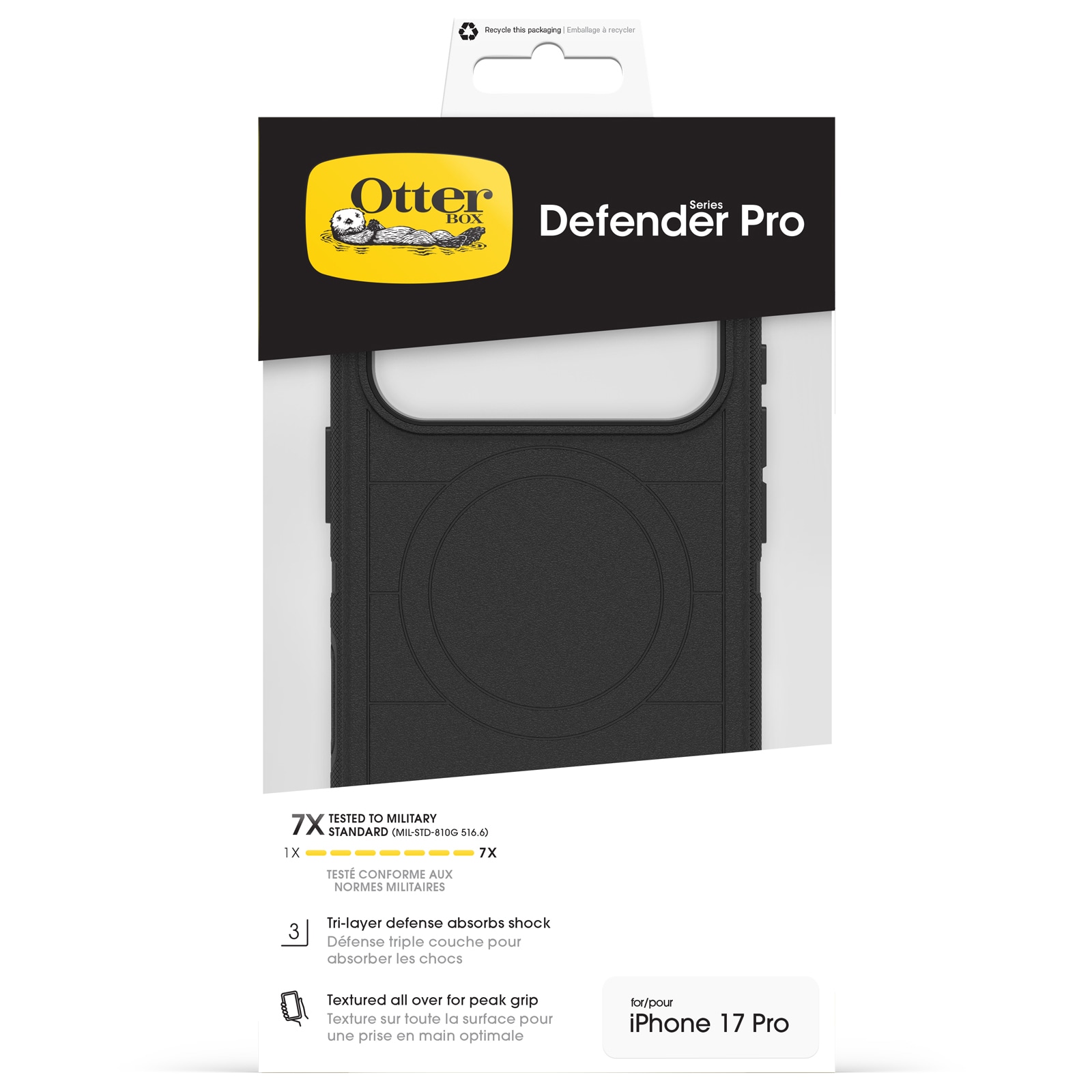 Otterbox Housse pour téléphone portable »Defender Series Pro Case für Apple iPhone 17 Pro« Backcover, Schutzhülle, Handyschutzhülle, Case, Schutzcase, stossfest