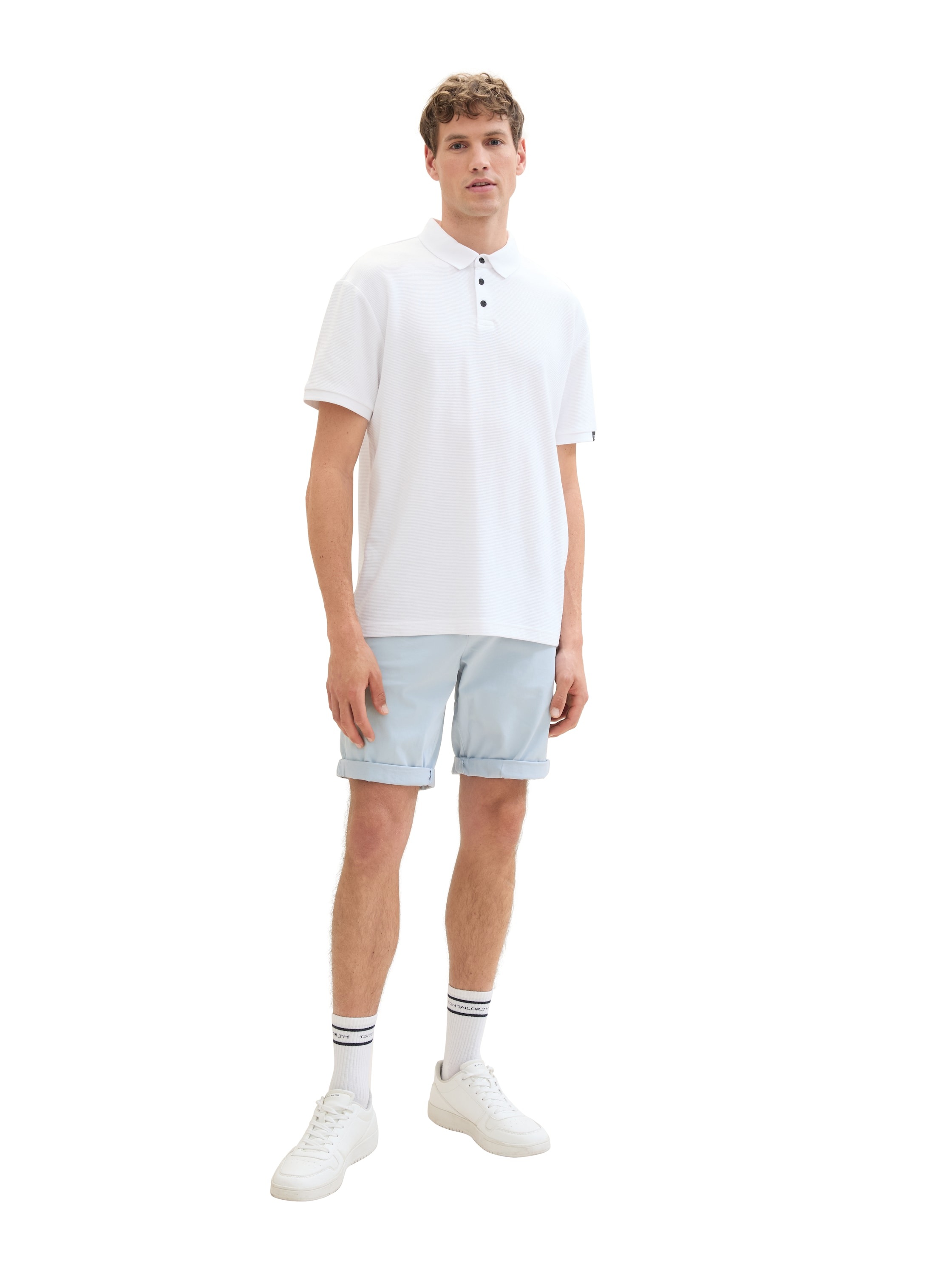 TOM TAILOR Denim Short en chino  Sommerhose mit Eingrifftaschen und Stretch