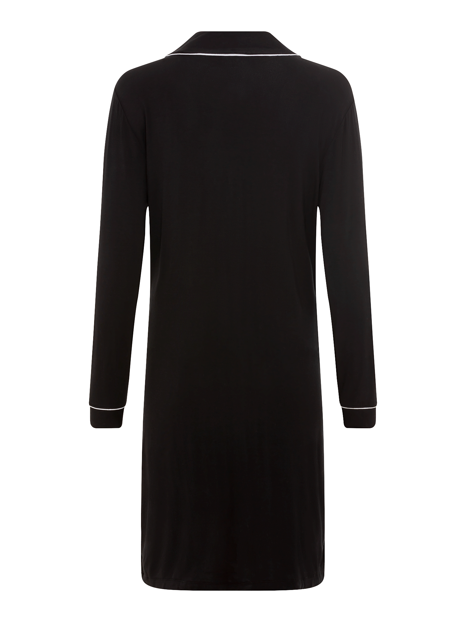 LASCANA Chemise de nuit de grossesse Poche plaquées avec passepoils contrastants
