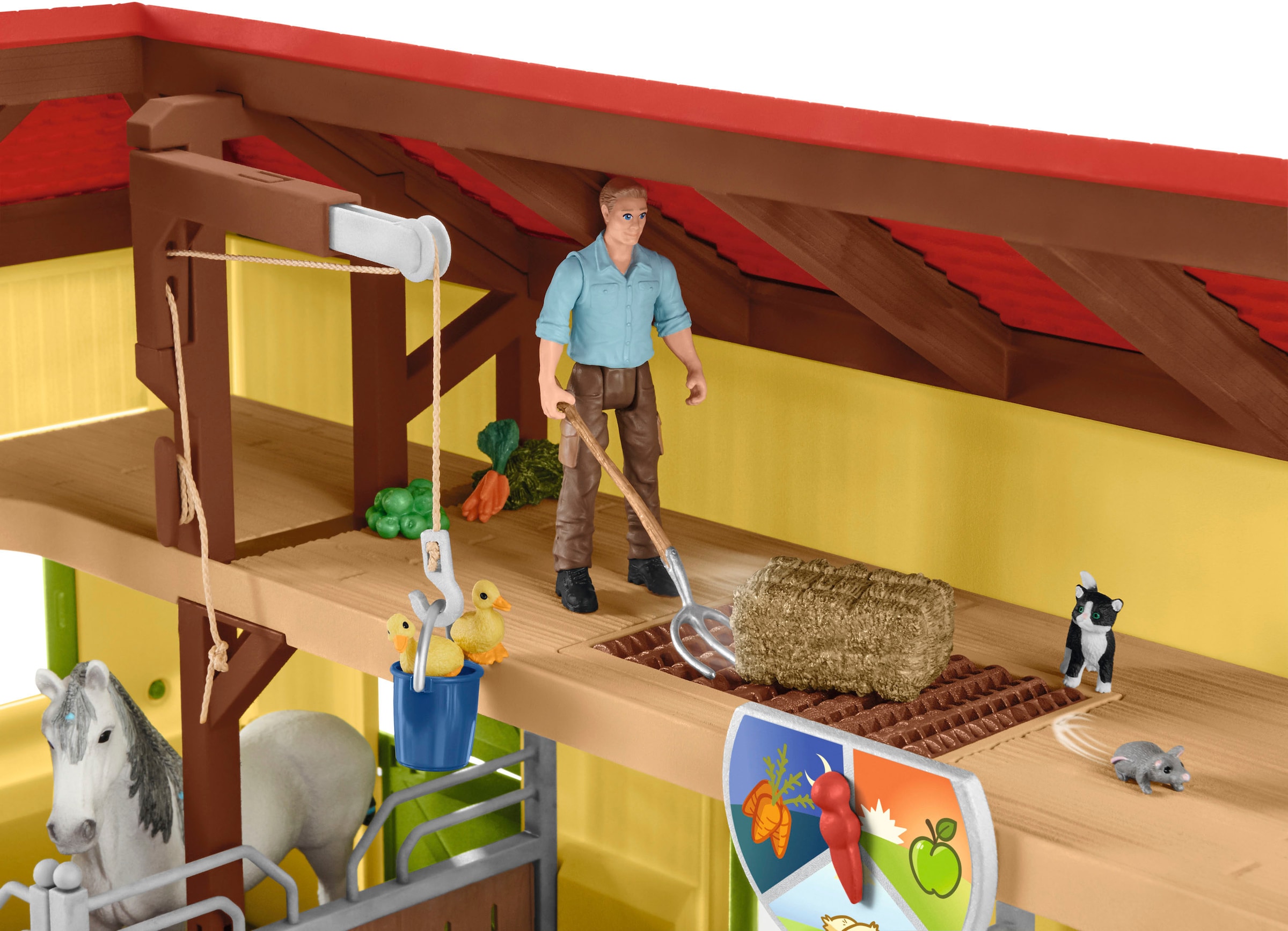 Schleich® Monde de jeu »FARM WORLD, Pferdestall (42485)«