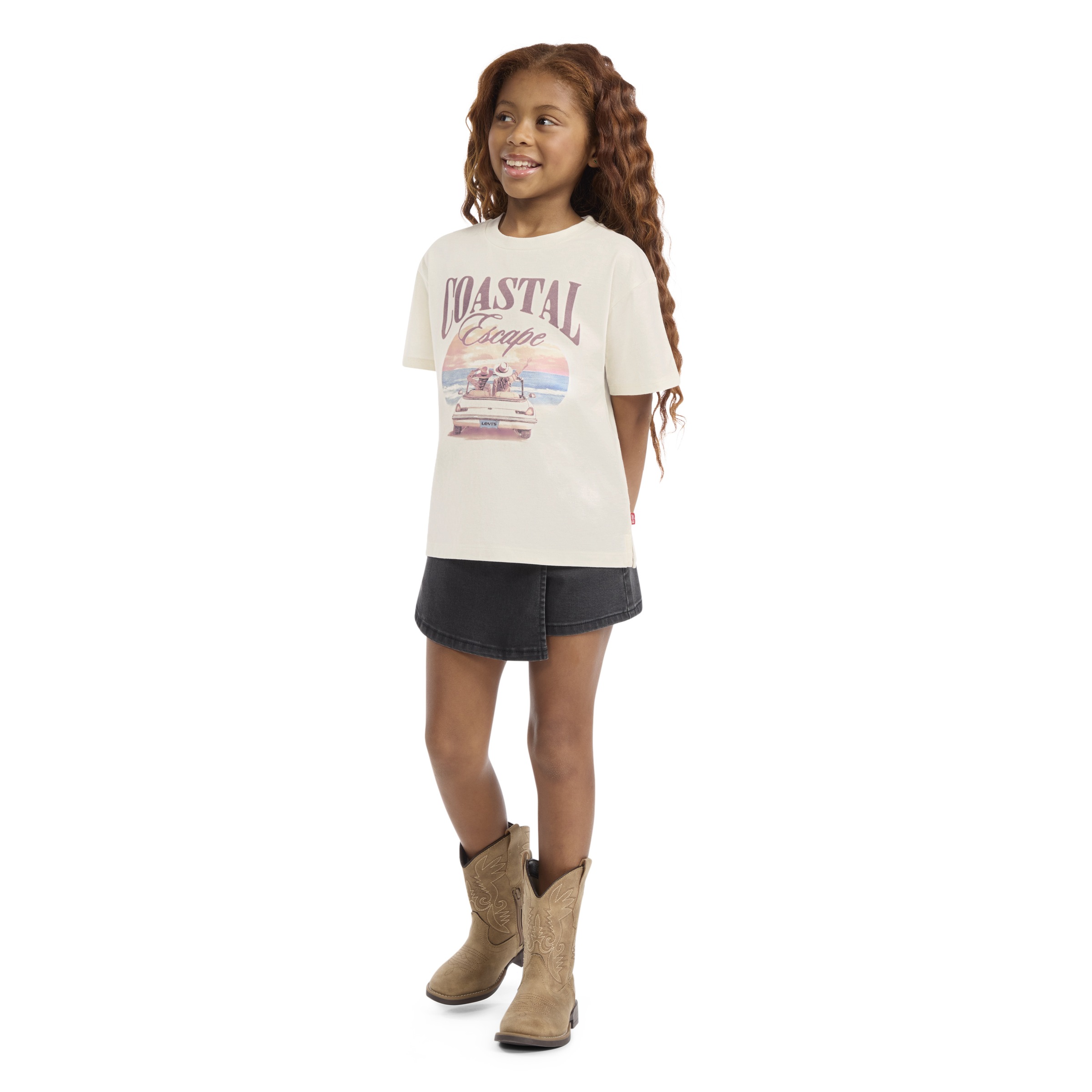 Levi's® Kids T-shirt »LVG COASTAL GIRLS SS TEE« pour filles, avec imprimé