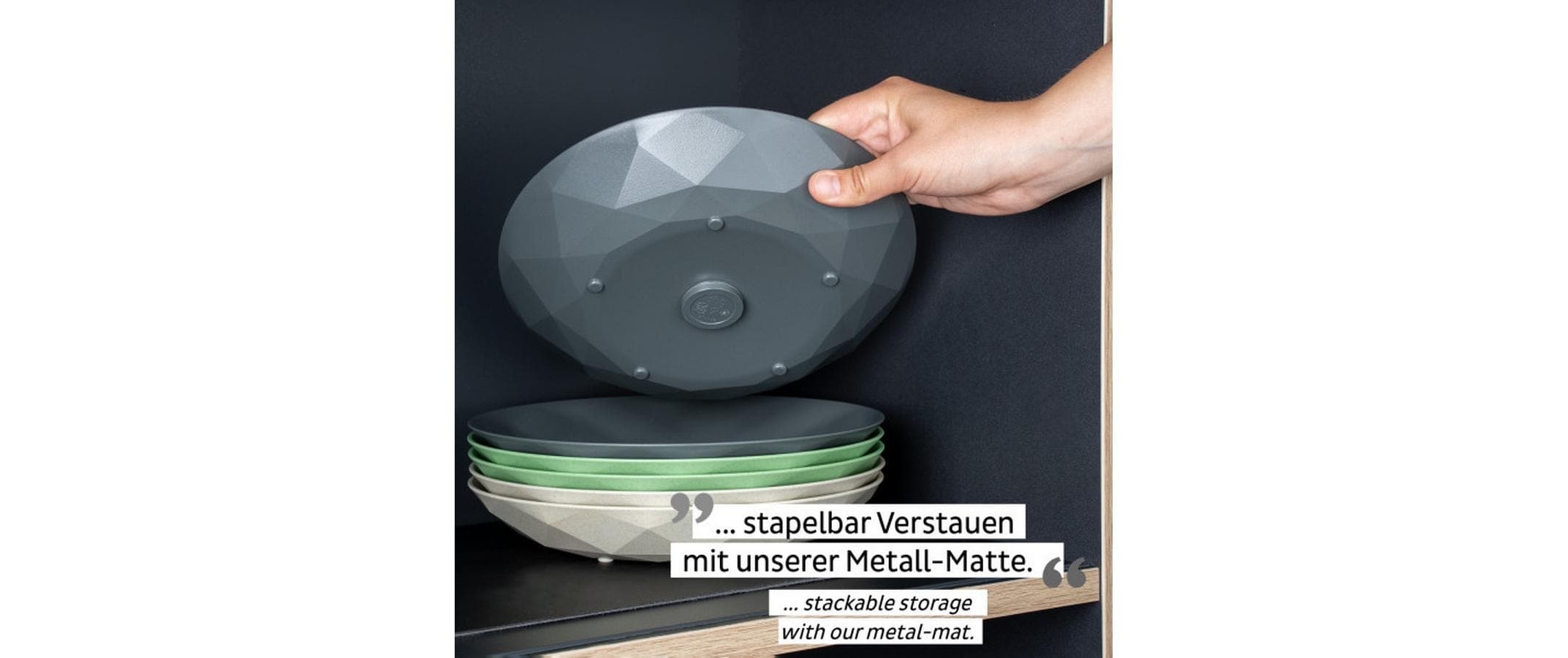 silwy MAGNETIC SYSTEM Kunststoffteller »Silwy«