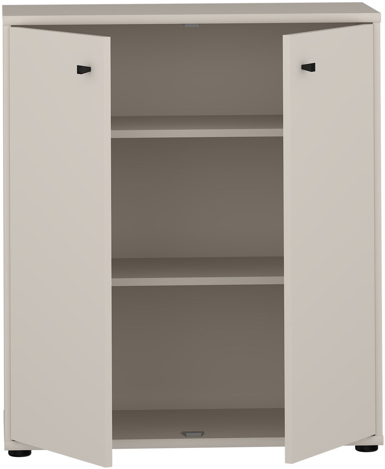 FORTE Commode »Tempra, Kommode, 2 grosse Türen , Höhe 85,5 cm« Largeur 73,7 cm
