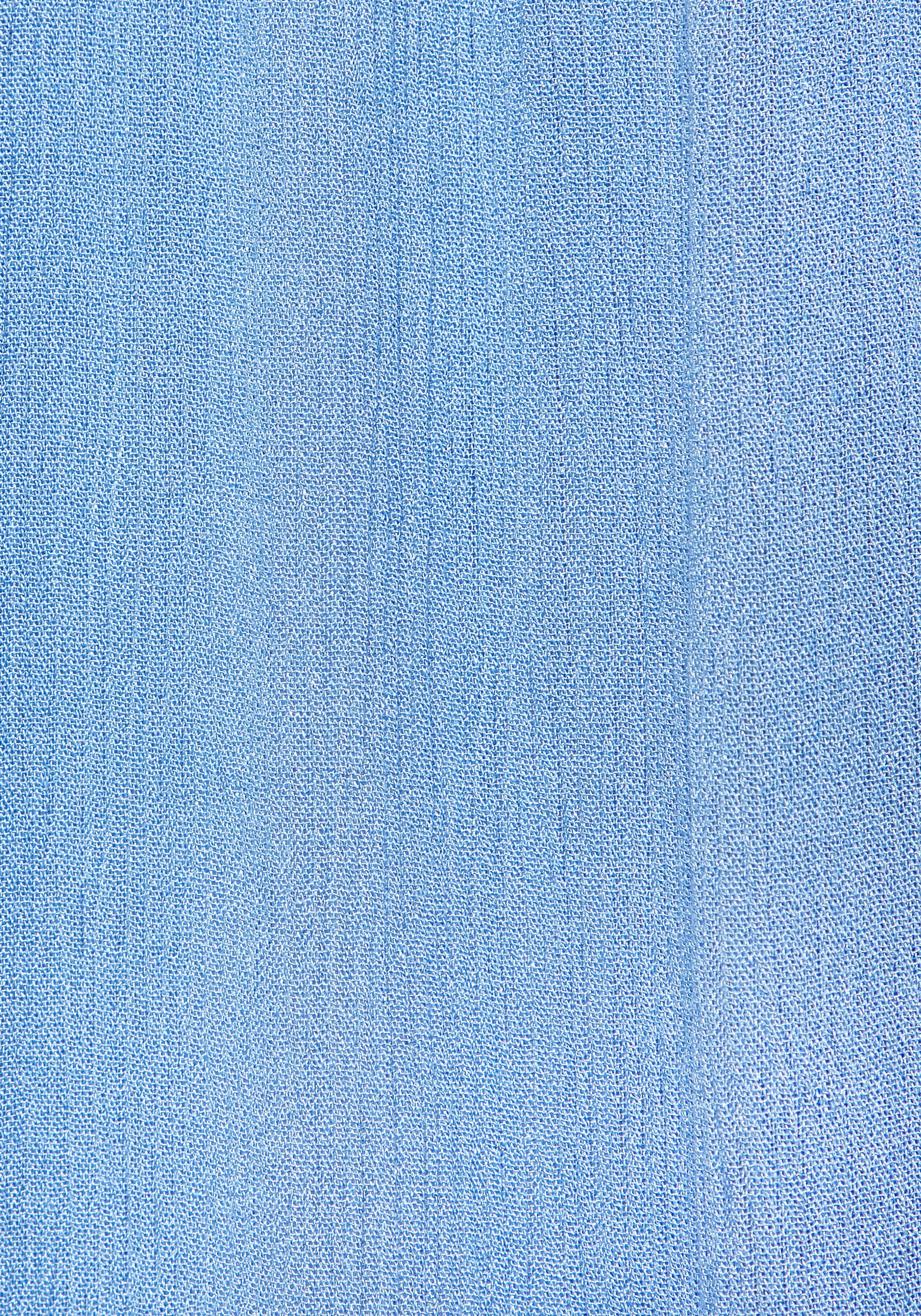 LASCANA Maxi robe mit tiefem Ausschnitt aus gekreppter Viskose