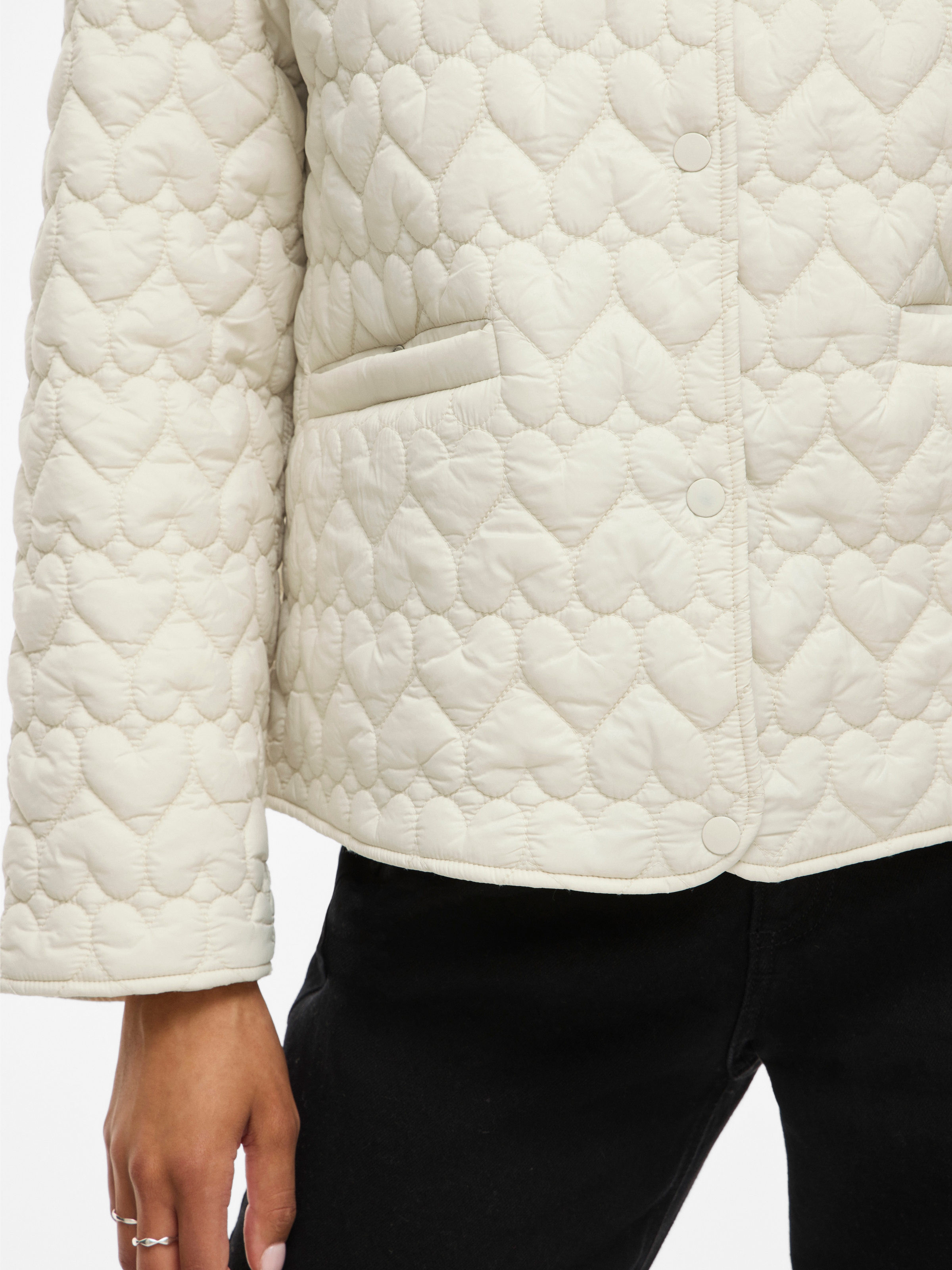 Vila Steppjacke »VISILLA L/S QUILTED JACKET« ohne Kapuze