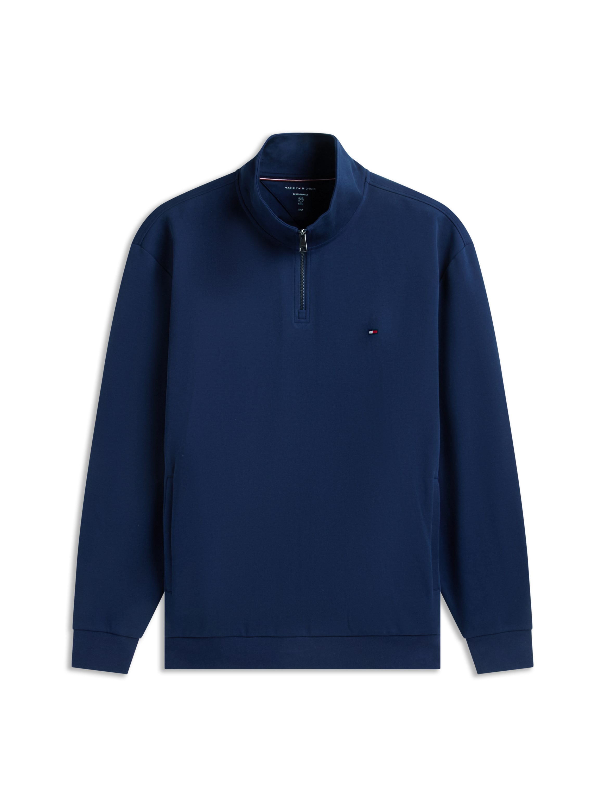 Tommy Hilfiger Big & Tall Sweat-shirt »BT-ESSENTIAL INTECHNO 1/4 ZIP«, grandes tailles, col montant

