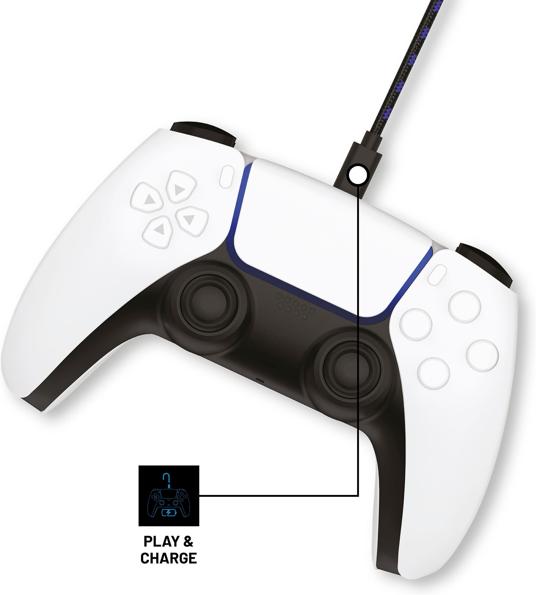 Stealth USB-Kabel »PS5 Twin Play & Charge Kabel (2x 3m)« USB-C 300 cm