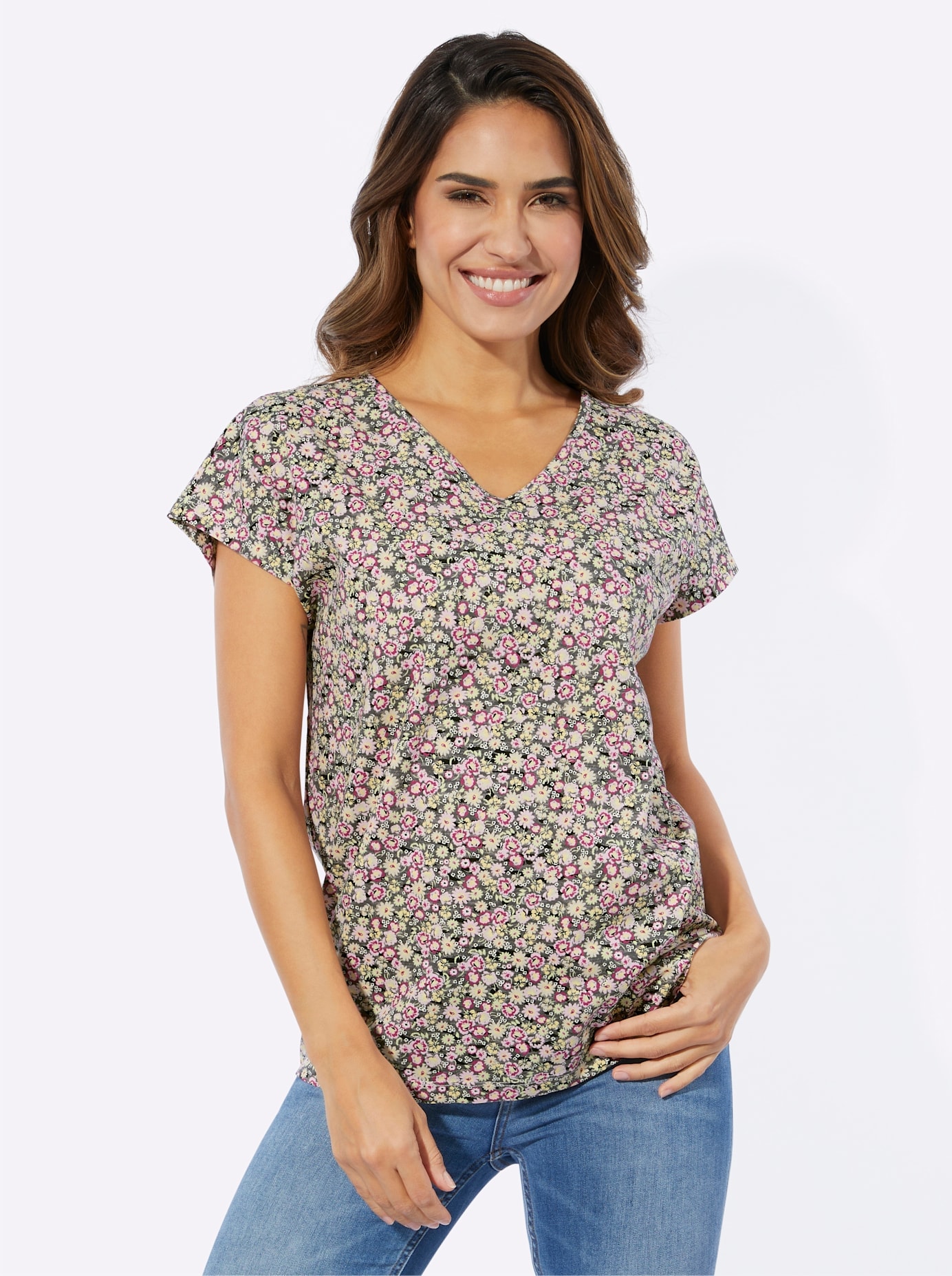 Classic Basics T-shirt en V »V-Shirt« 1 cuis