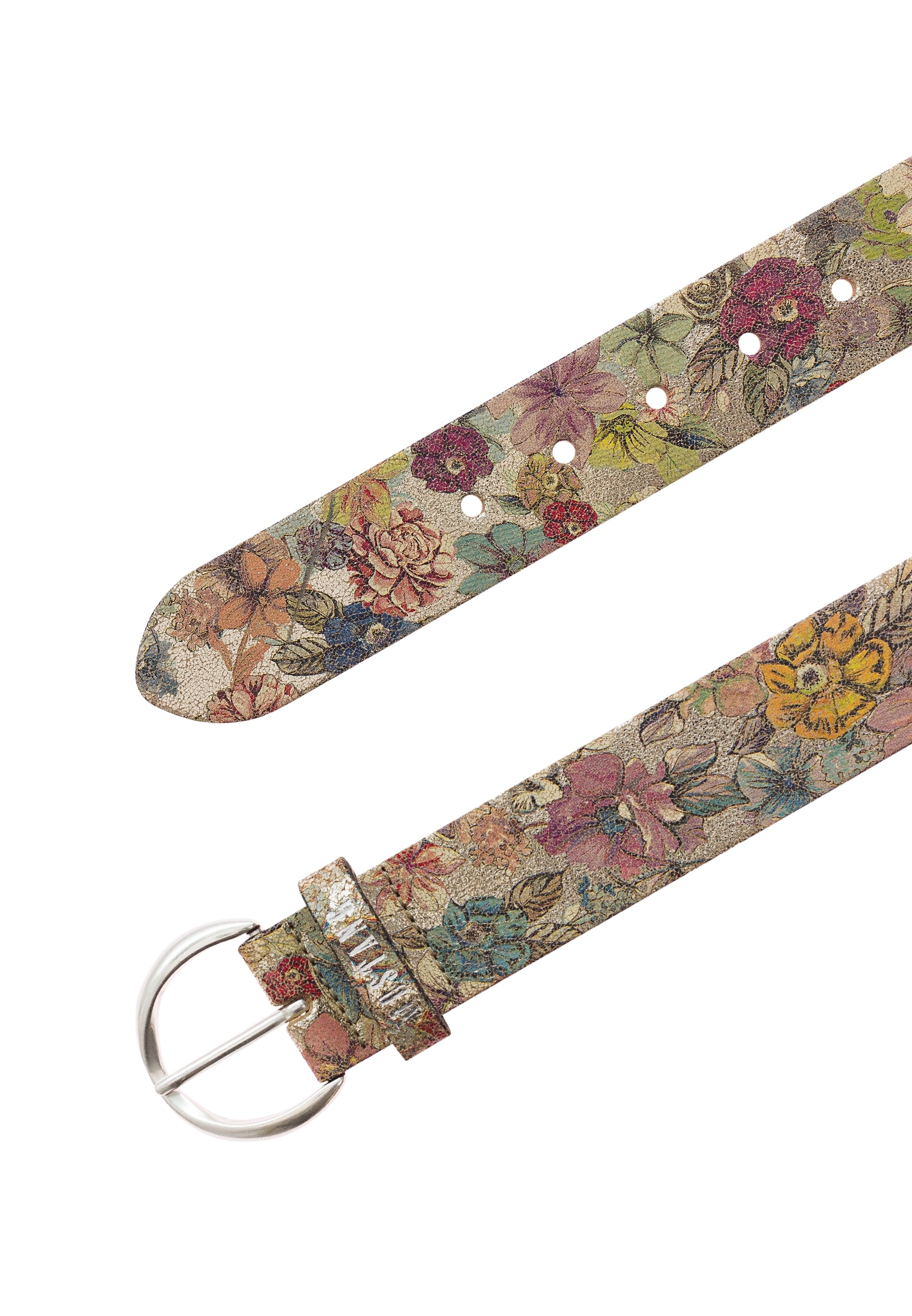 MUSTANG Ceinture en cuir Florales oder Animal-Design, 4 cm breit
