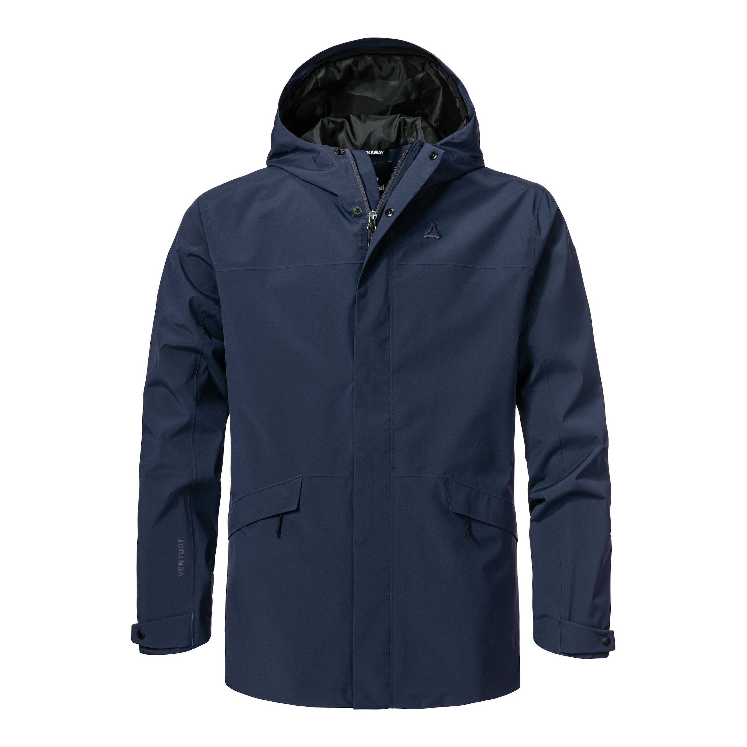 Schöffel Regenjacke »CIRC Jacket Style Smue MEN« mit Kapuze sportlicher Stil, mit VENTURI® Membrane, wasserdicht, atmungsaktiv