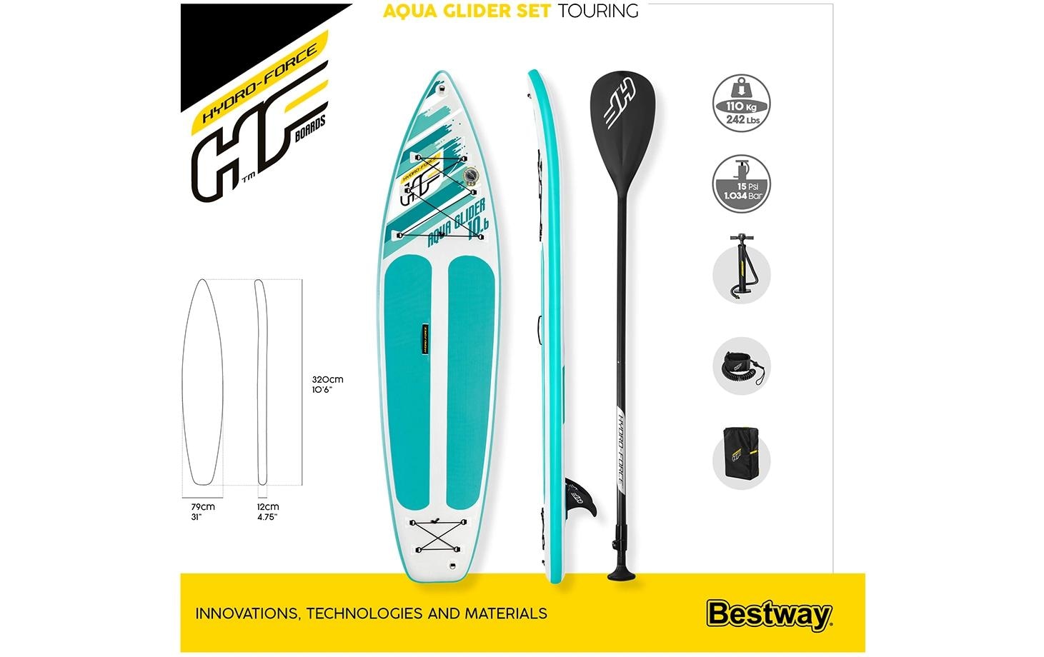 Bestway SUP-Board »Aqua Glider«