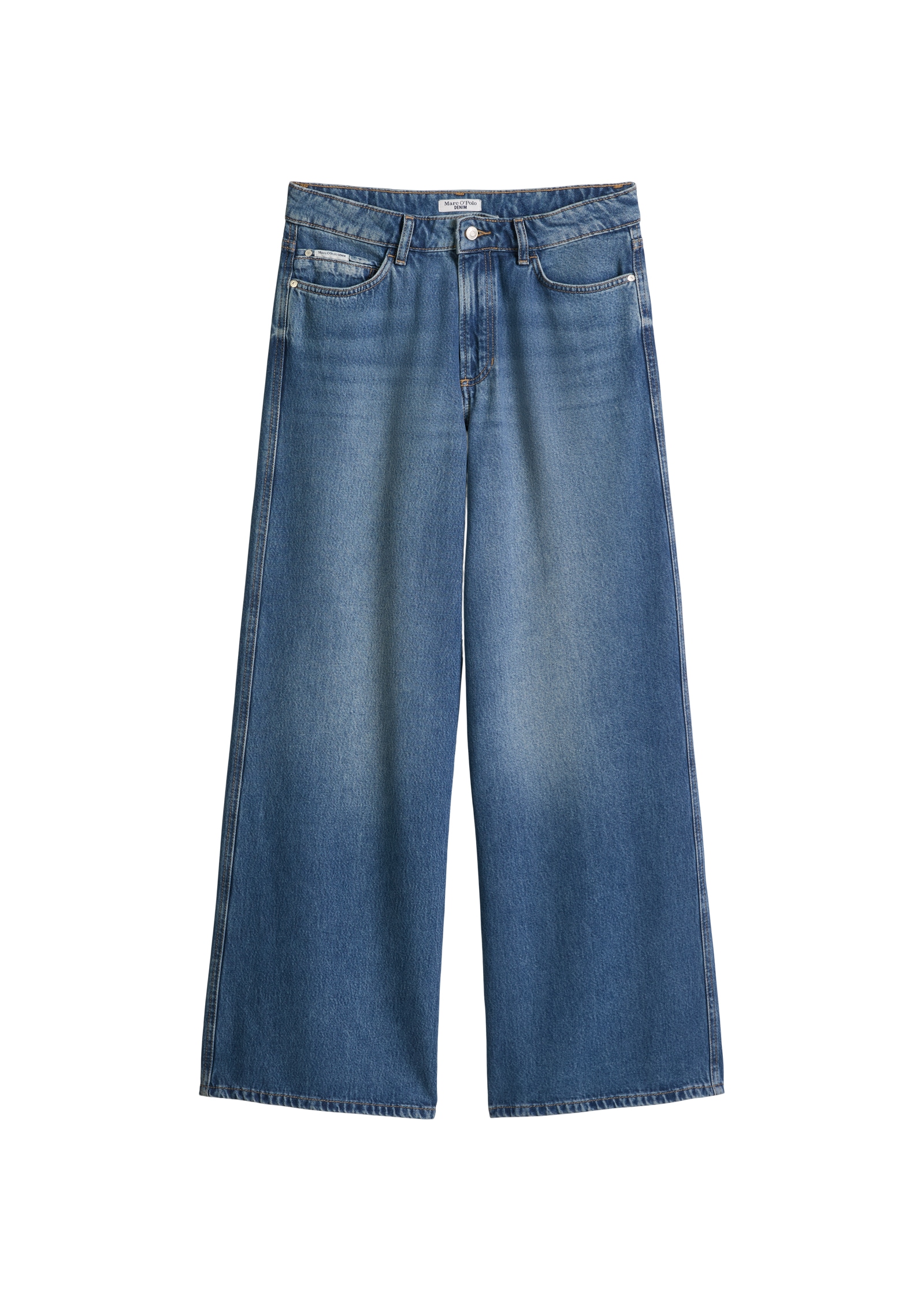 Marc O'Polo DENIM Weite Jeans Model Anjo wide aus fliessendem Lyocell-Mix, High Waist